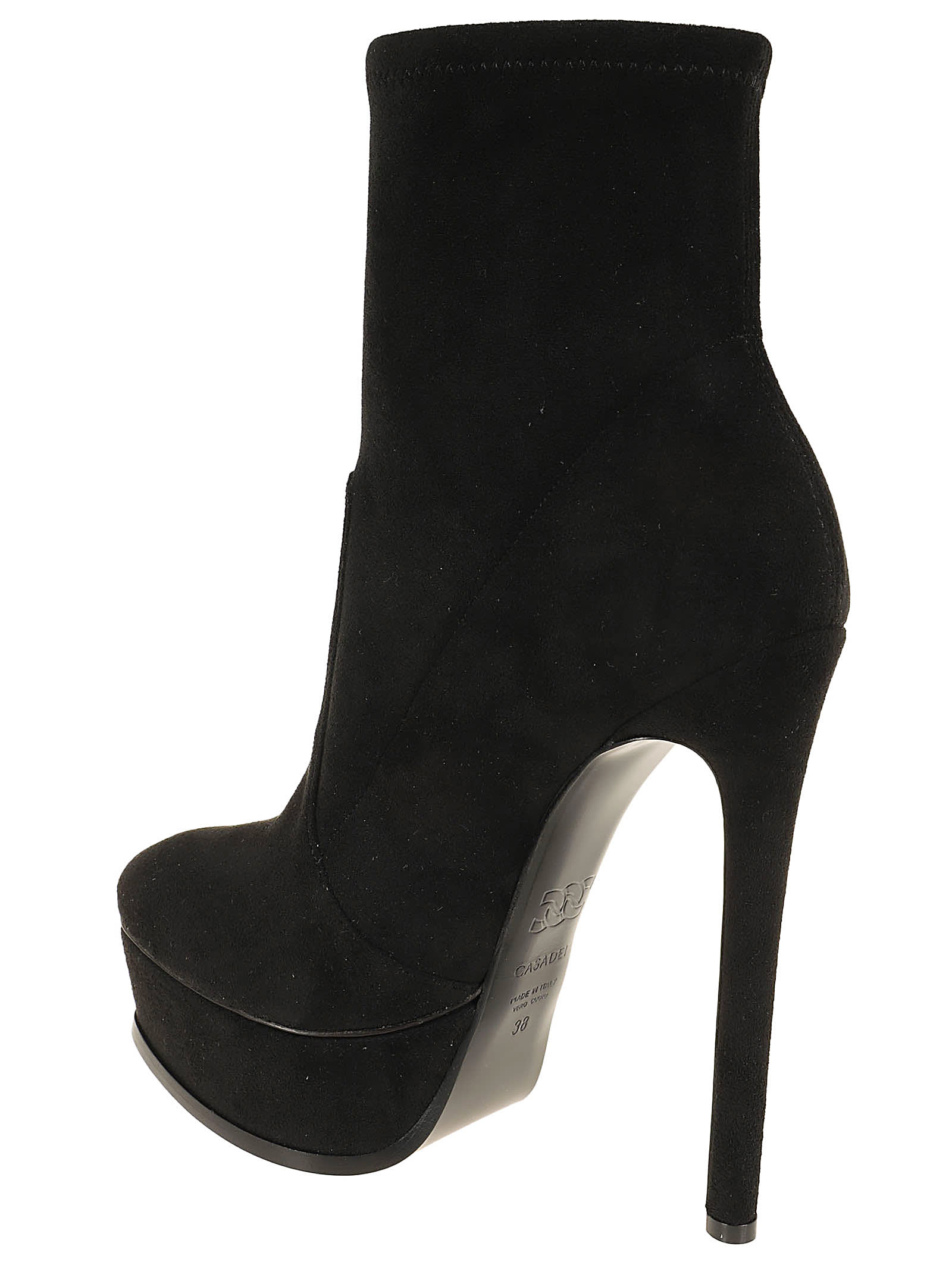 Shop Casadei Flora Jolly Ankle Boot In Nero