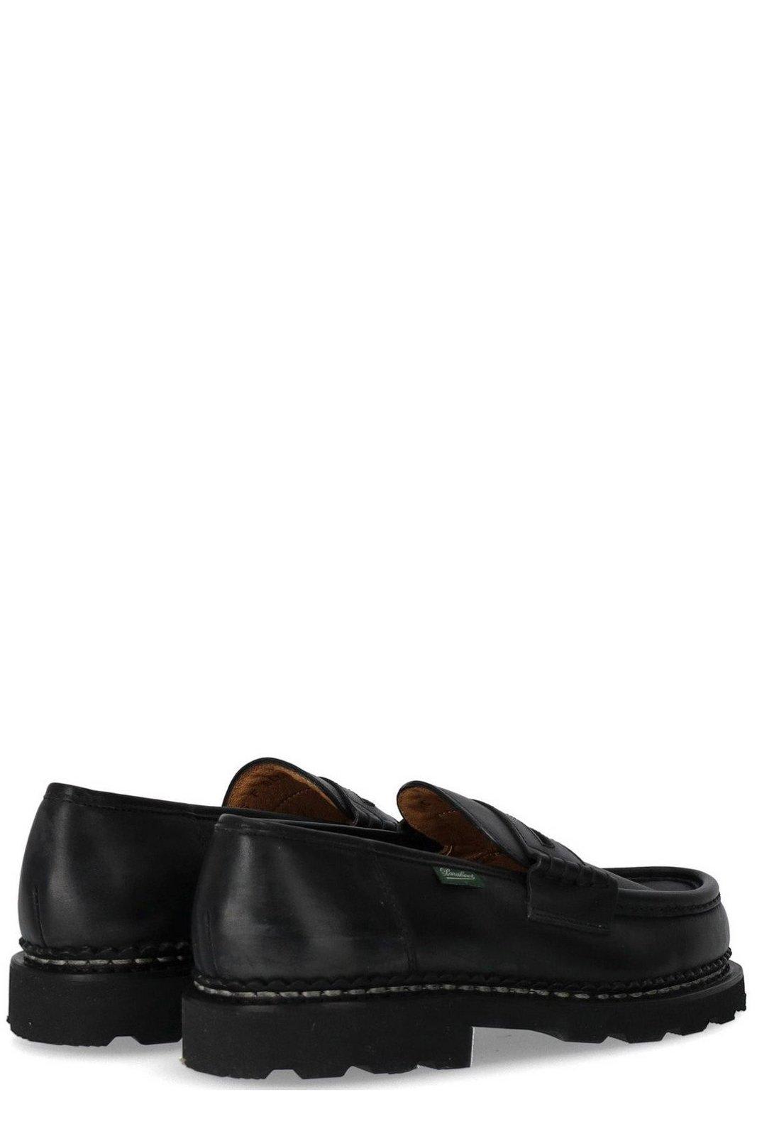 Shop Paraboot Reims Marche Slip-on Loafers In Nero