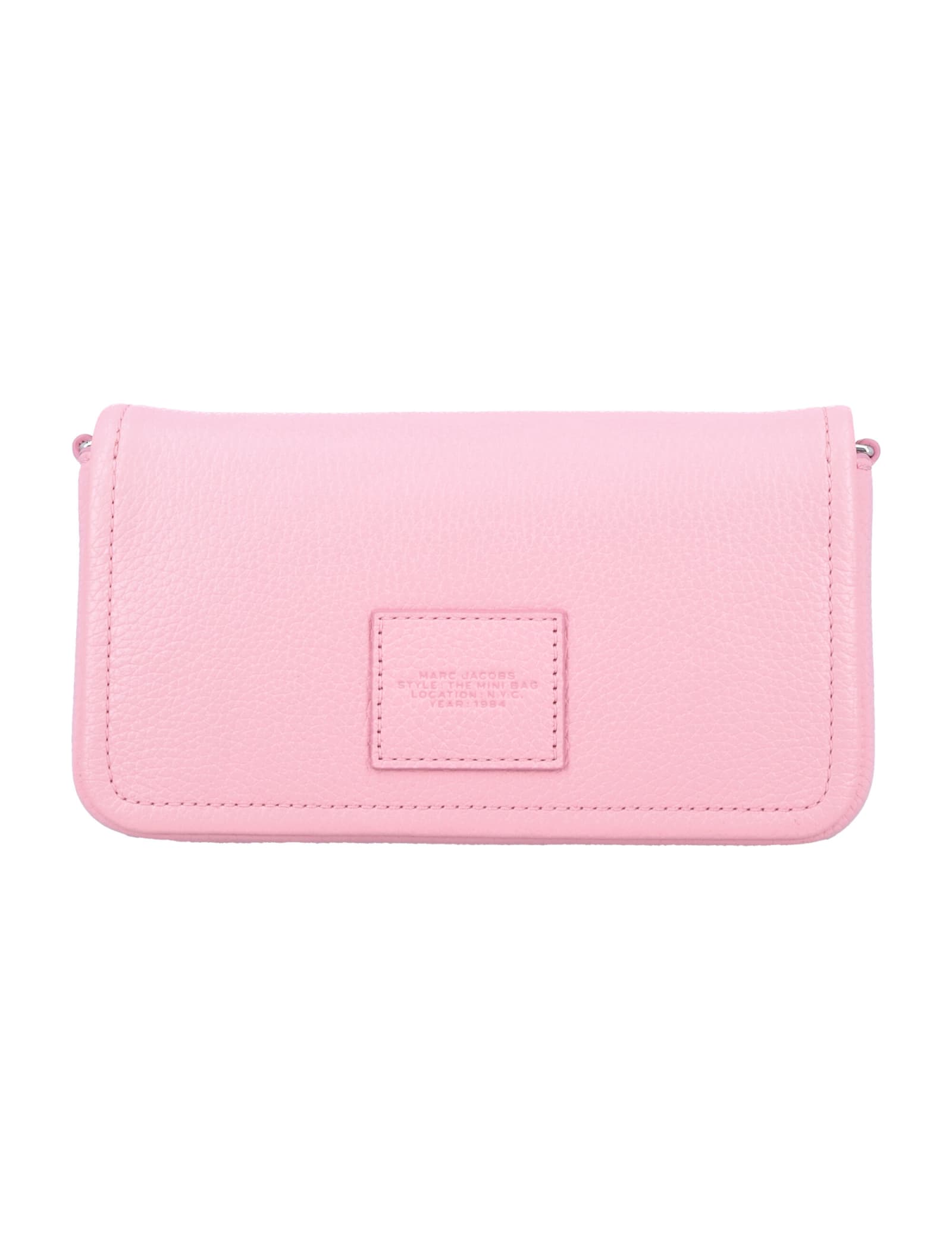 Shop Marc Jacobs The Leather Mini Bag In Ribbon Pink