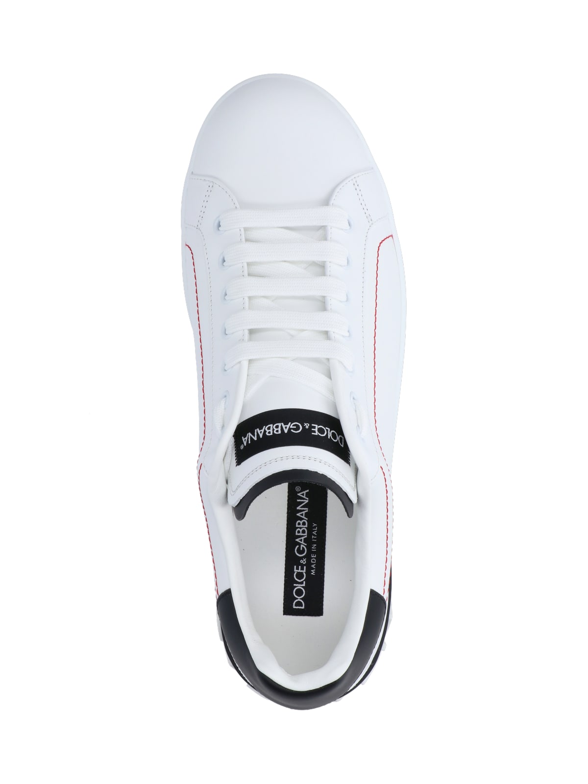 Shop Dolce & Gabbana Portofino Sneakers In White