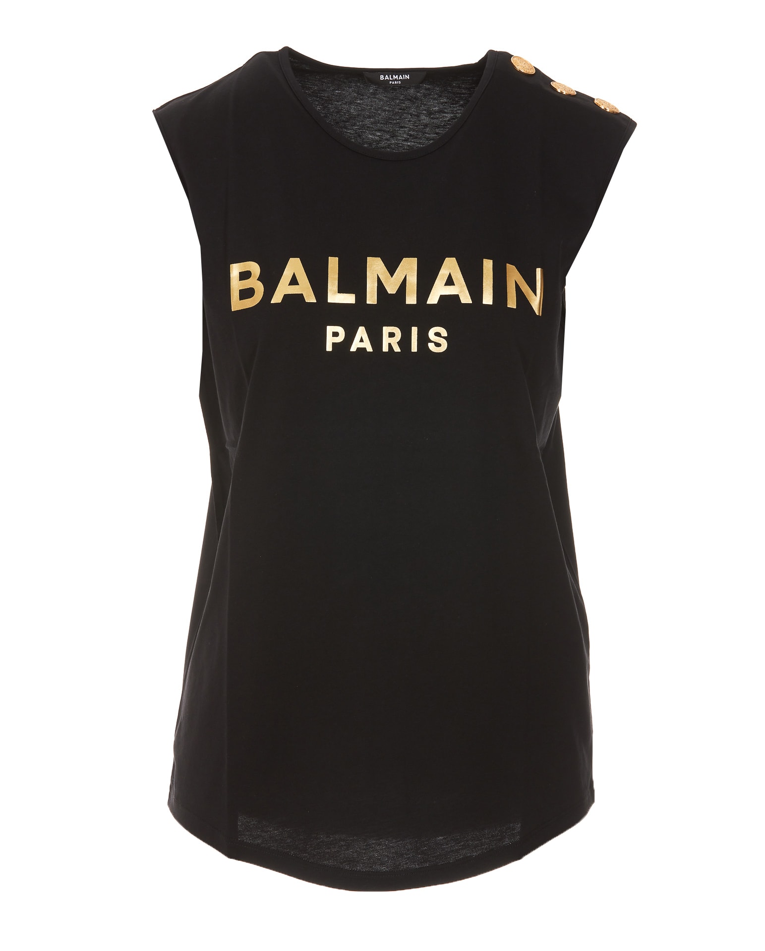 Balmain Paris Logo Tank Top