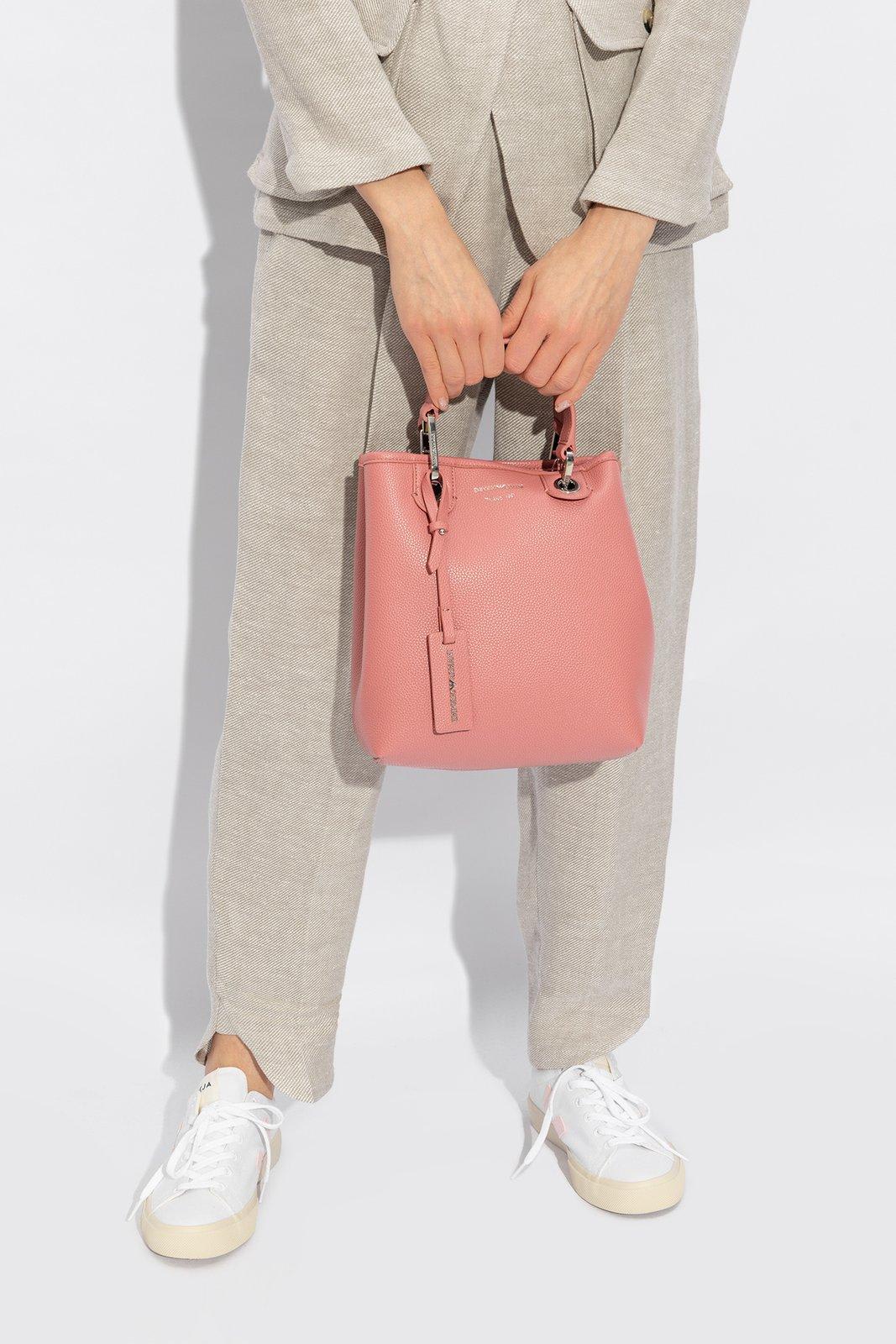 Shop Emporio Armani Shoulder Bag In Pink