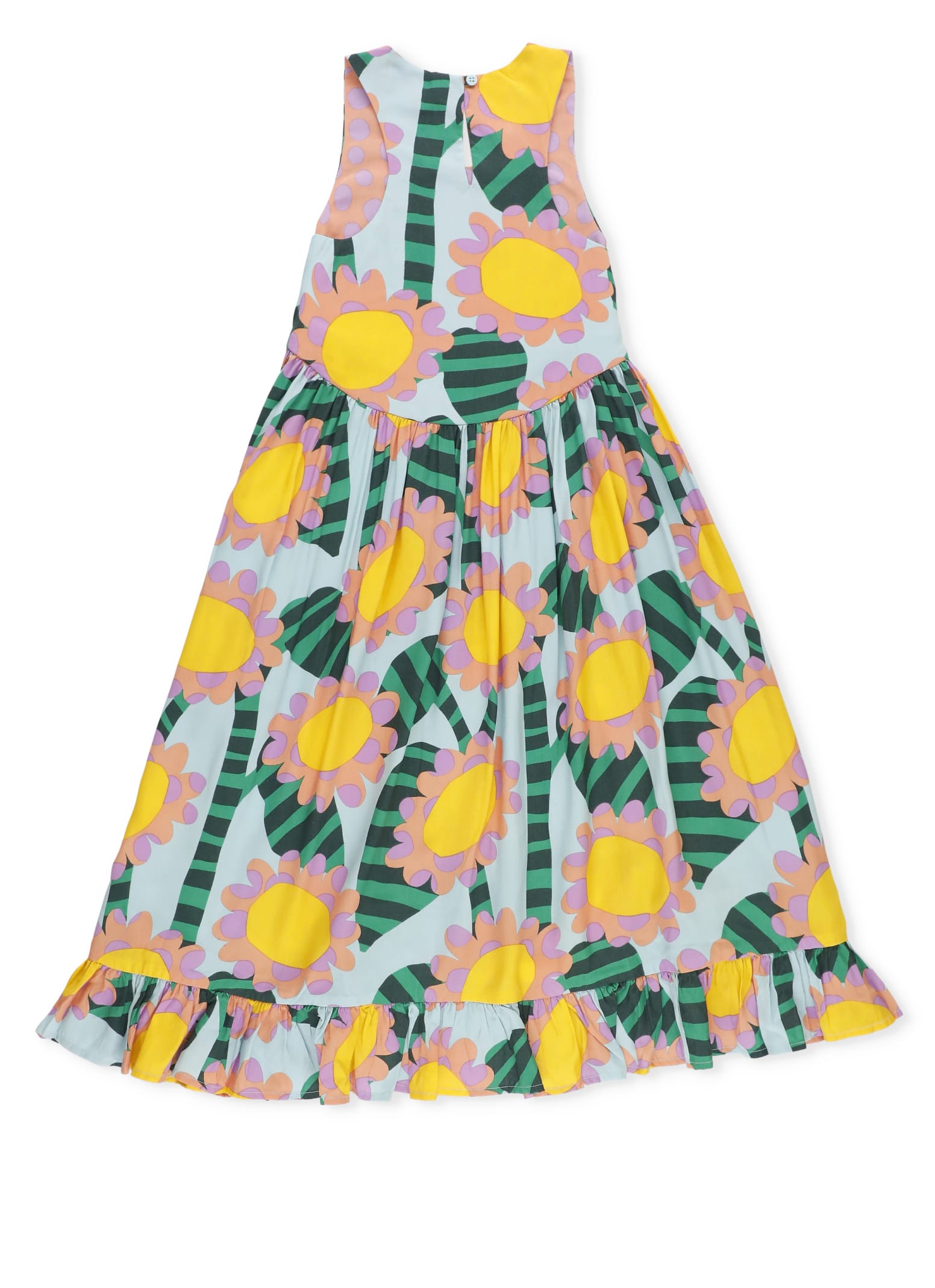Shop Stella Mccartney Viscose Dress With Print In Multicolour