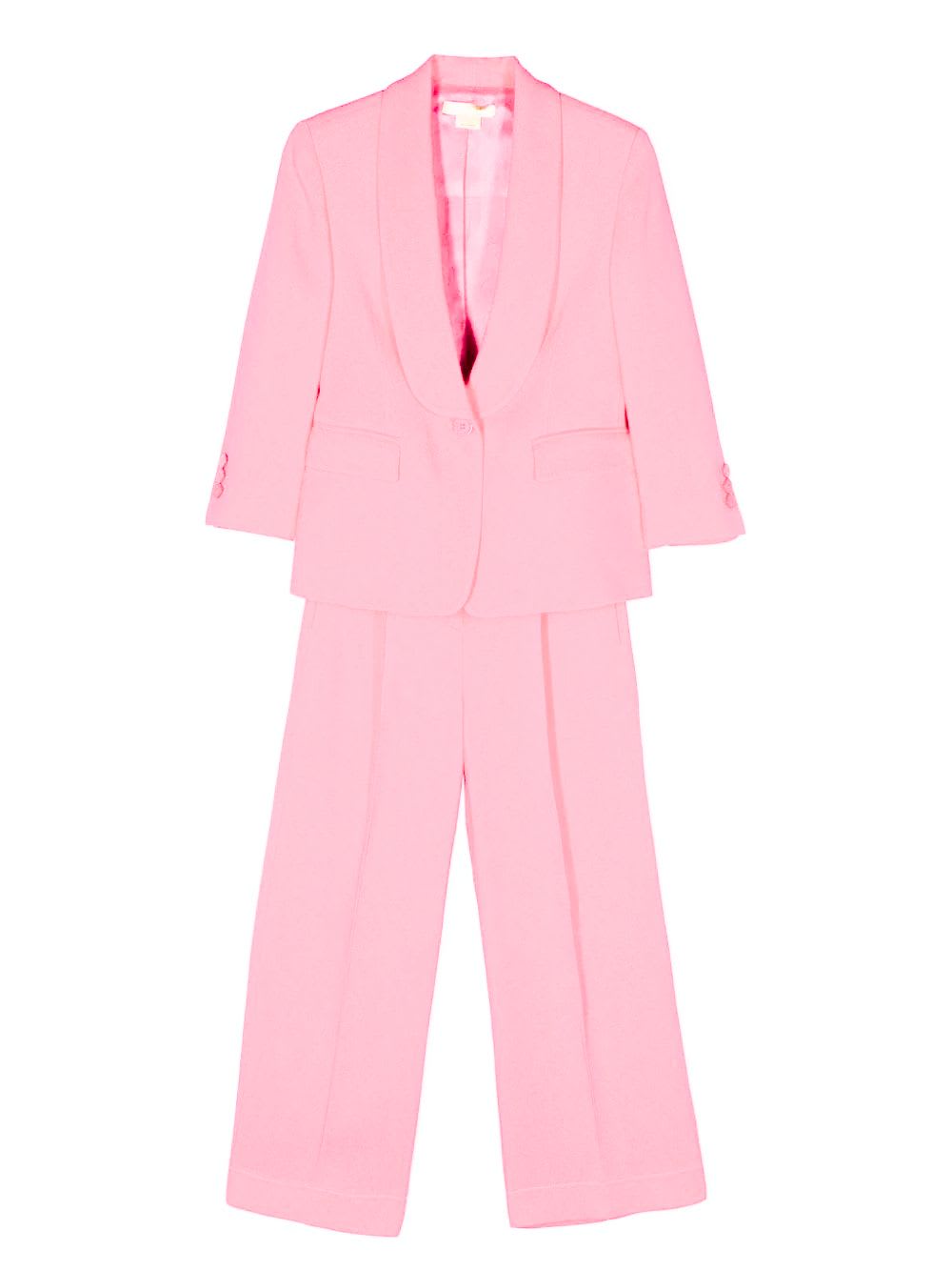 Stella Mccartney Kids' Woven Tracksuit In Pink