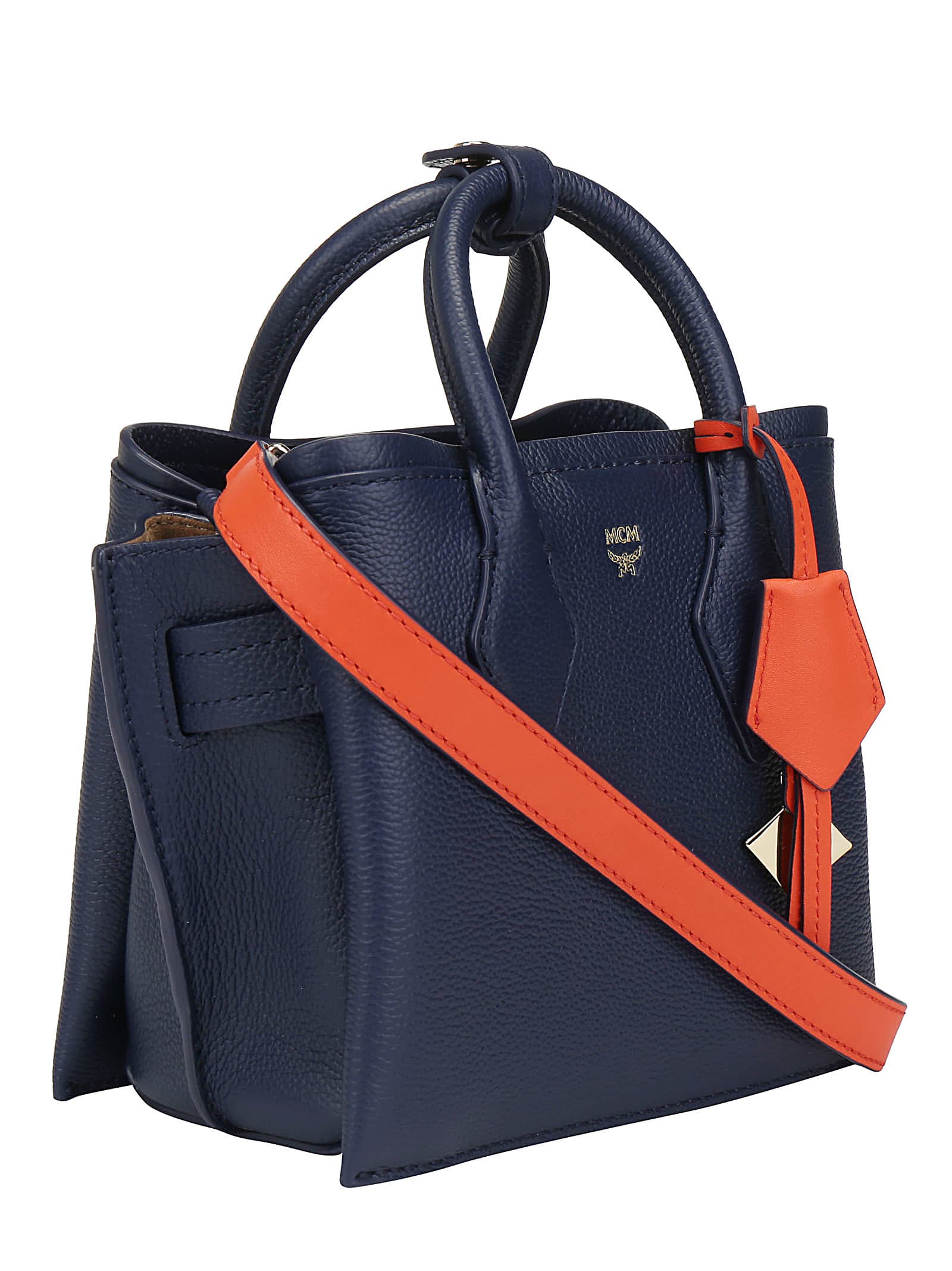 MCM Mcm Neo Milla Handbag - Navy blue - 11077042 | italist