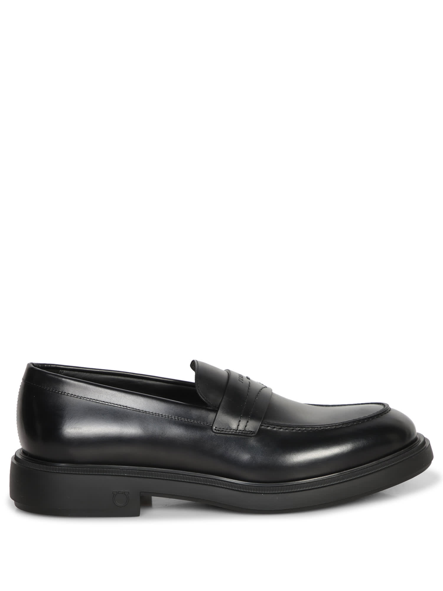 Ferragamo Caligola Black Loafers