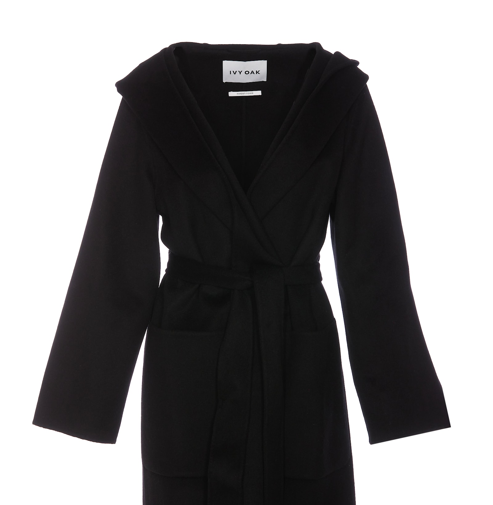 Shop Ivy & Oak Celie Double Breasted Coat In Black