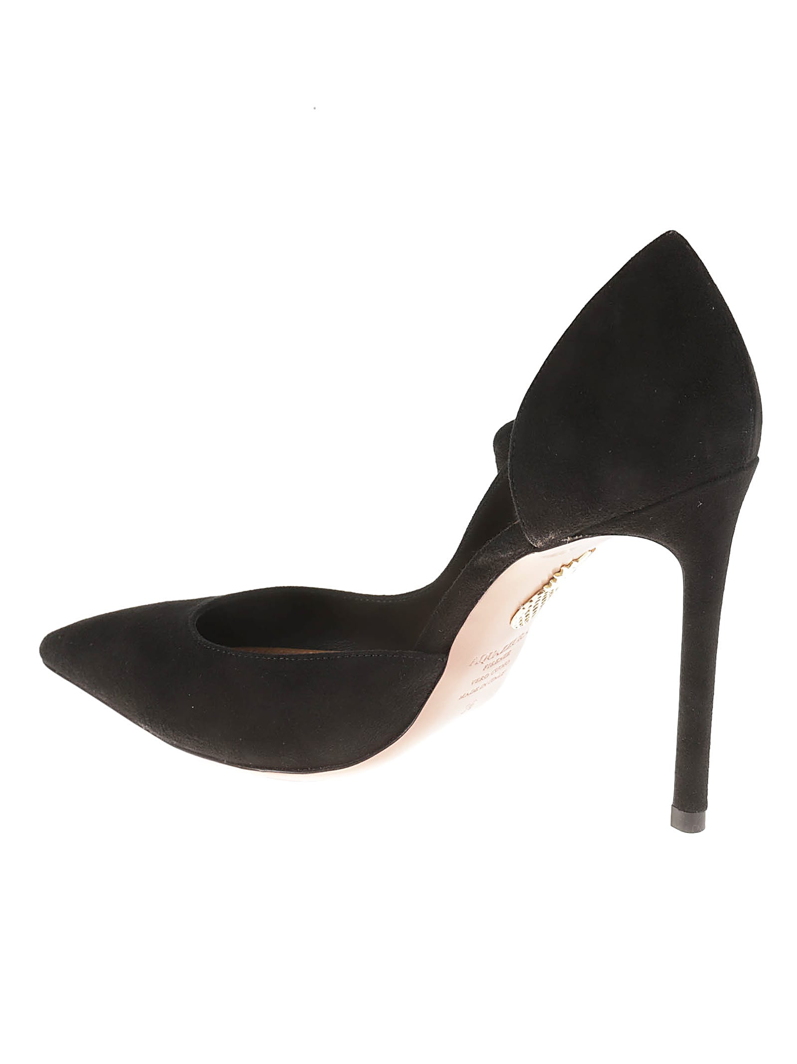 Shop Aquazzura Bow Tie Pumps In Black