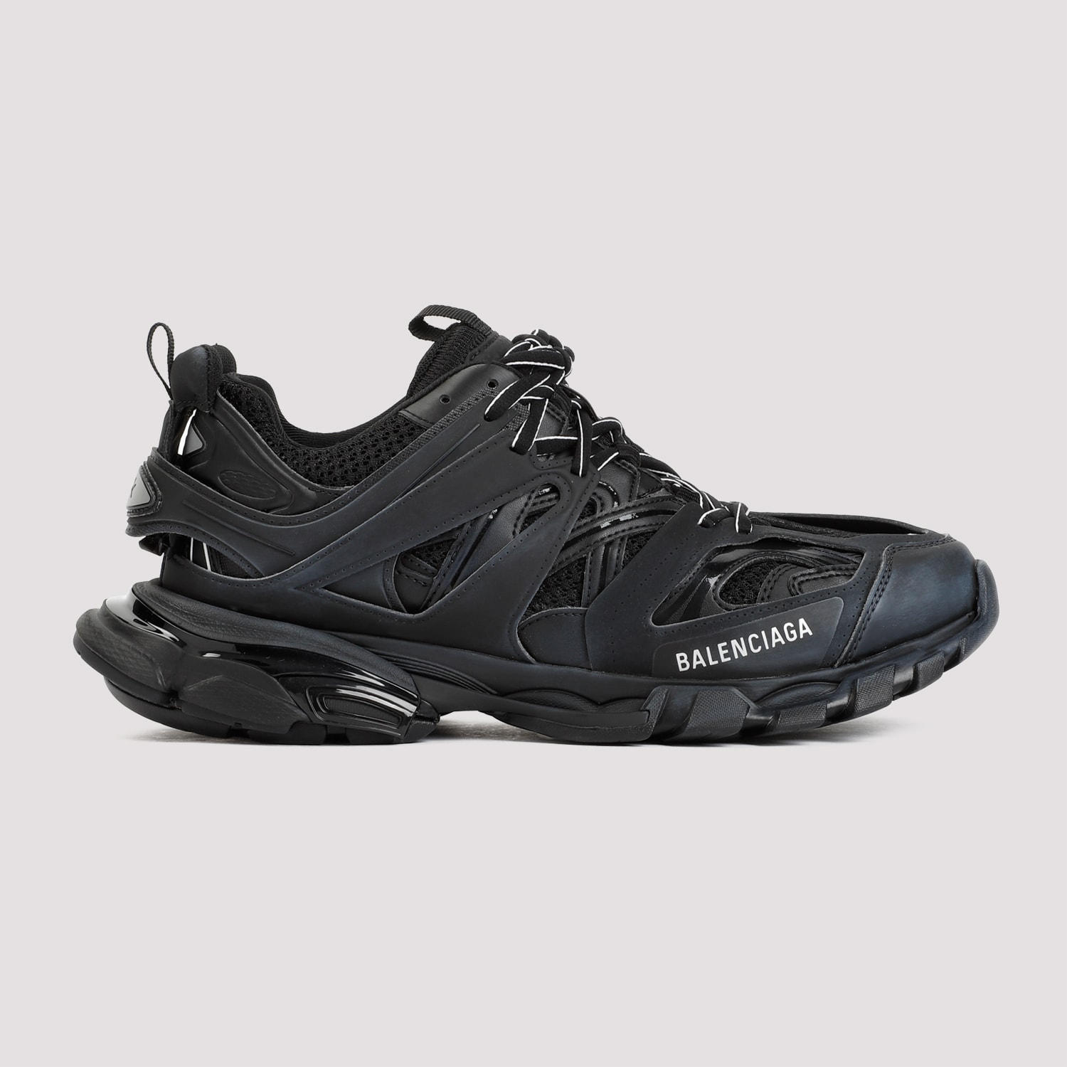 Balenciaga Track Clear Sole Low-top Sports Shoes Black