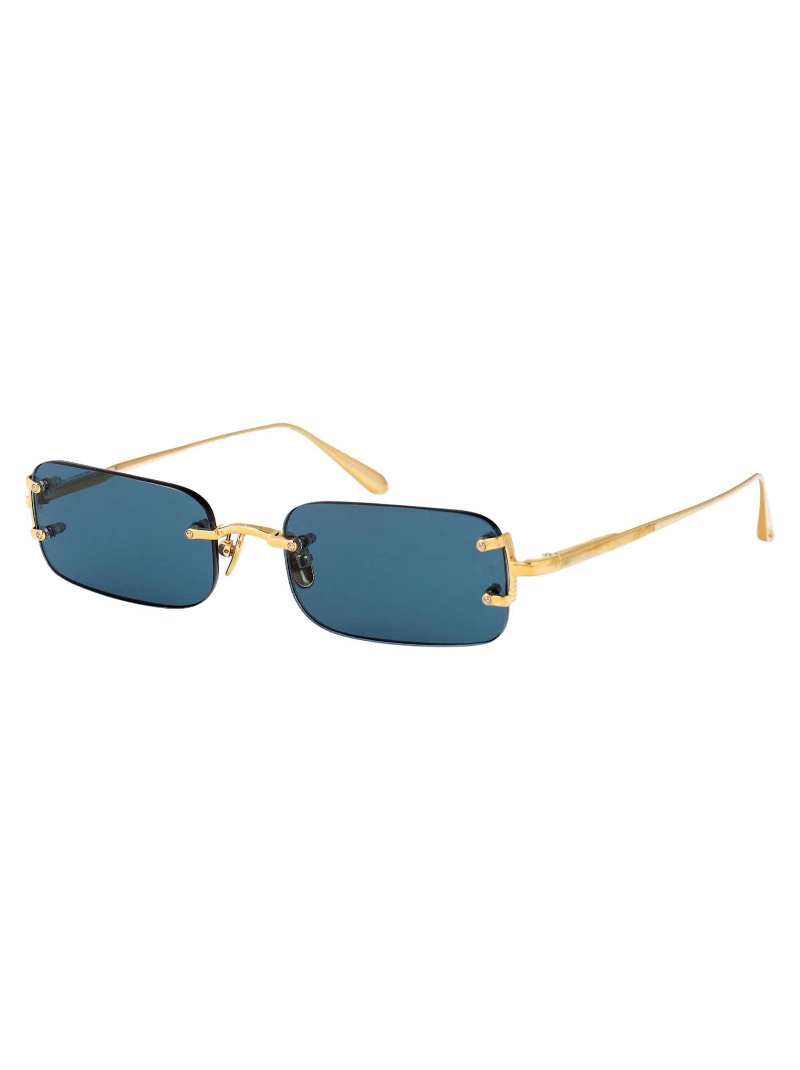 Linda Farrow Taylor Sunglasses In Blue