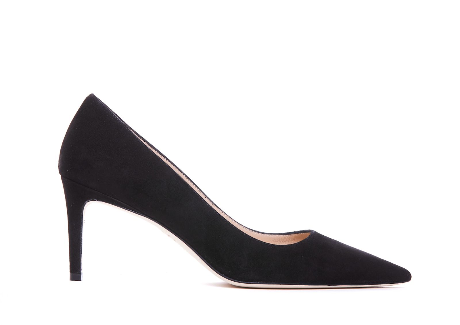 Shop Stuart Weitzman Stuart Decollete In Black