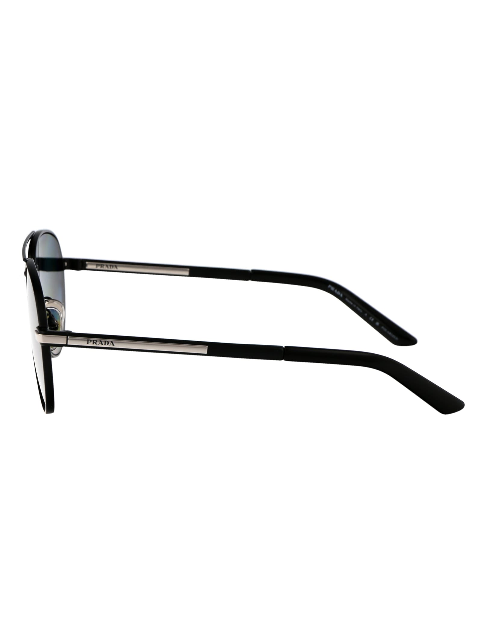 Shop Prada 0pr A54s Sunglasses In 1bo5z1 Matte Black