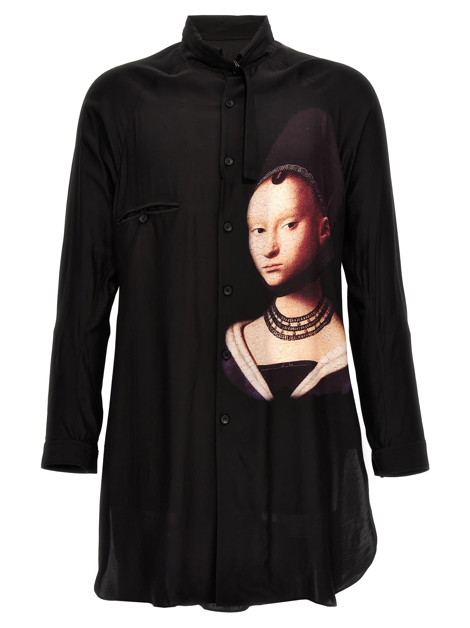 Shop Yohji Yamamoto M-young Girl Shirt In Black