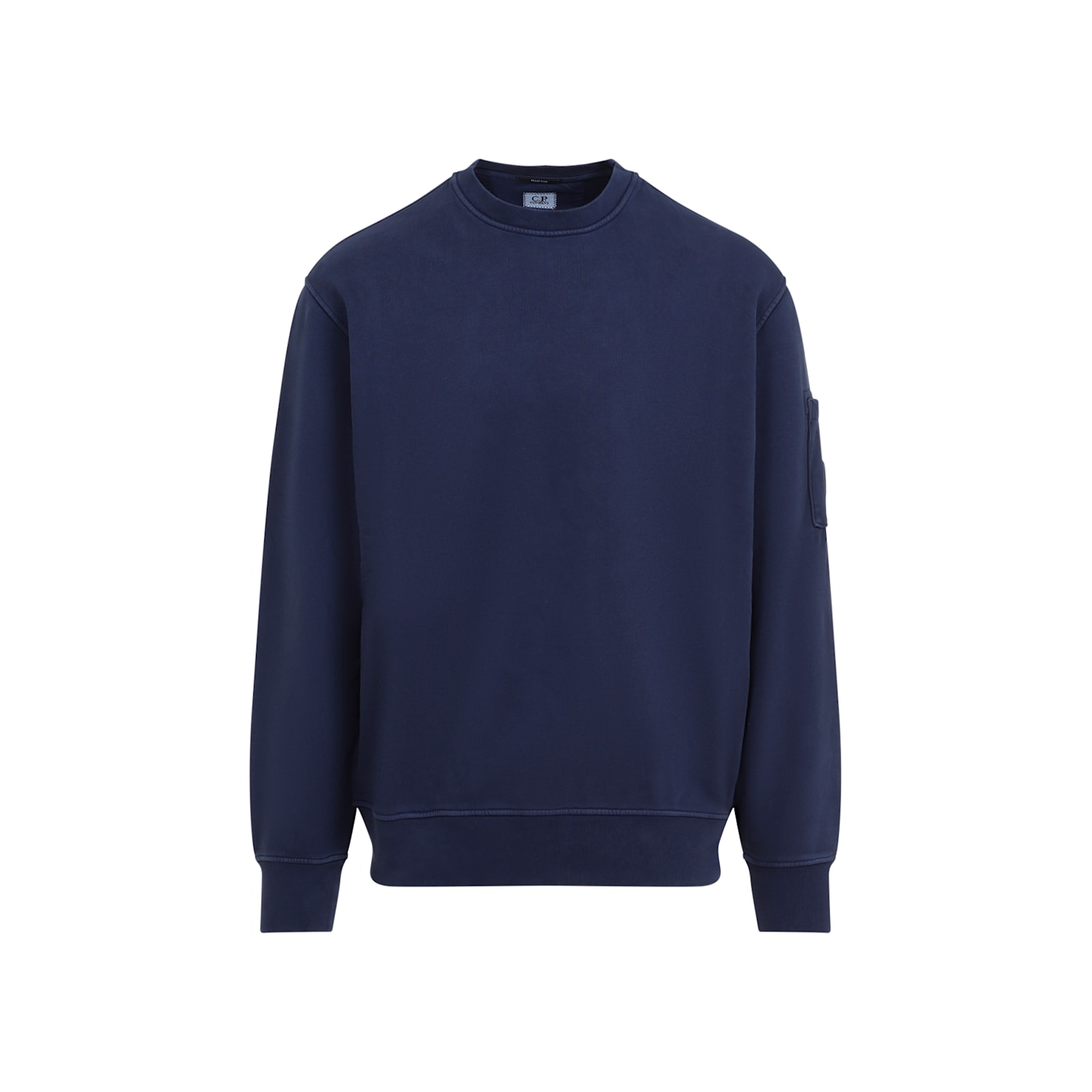 Shop C.p. Company Sweatshirt In Estate Blue