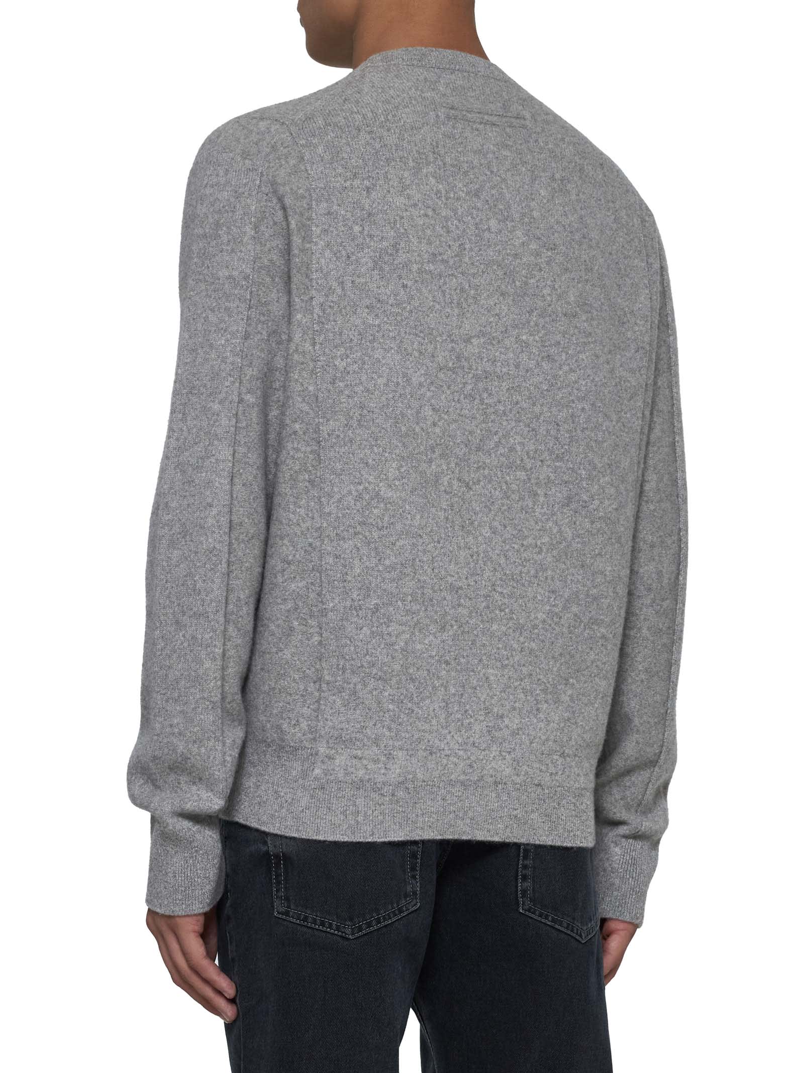 Shop Zegna Sweater In Grigio Medio Unito