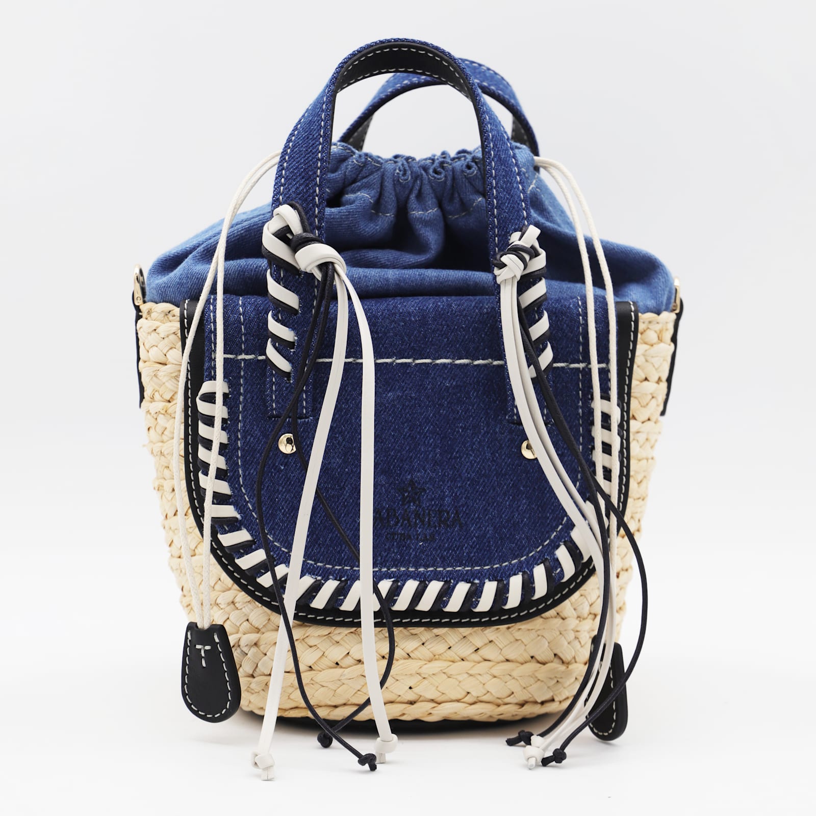 Cuba Lab Habanera Suede Denim Handbag