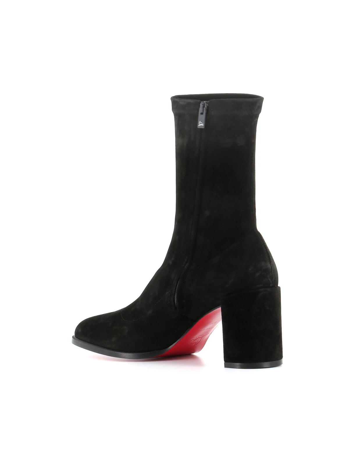 Christian Louboutin  Santia Botta 85 Embroidered Suede And