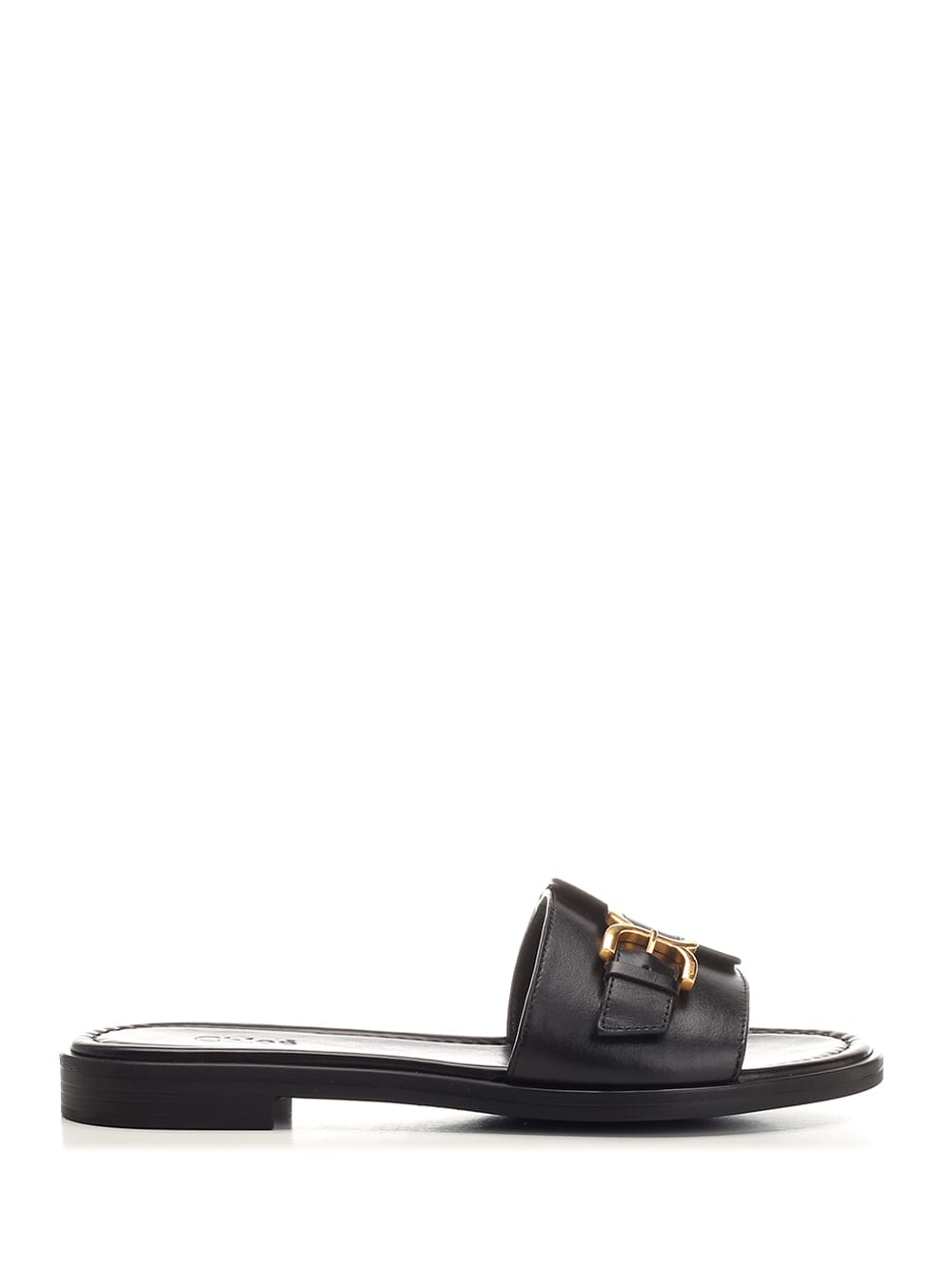 Shop Chloé Marcie Sabot In Black