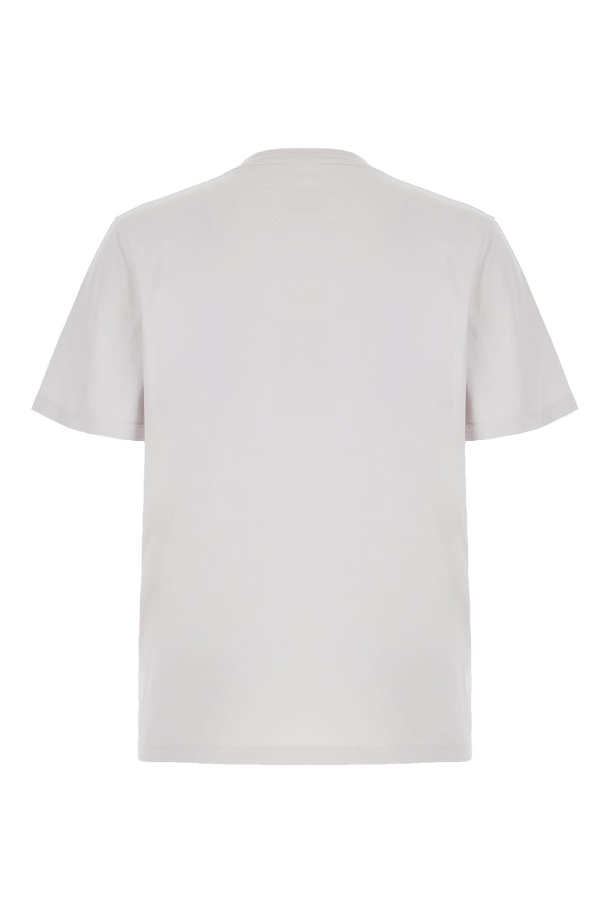 Shop Maison Margiela Light Grey Cotton T-shirt In 364