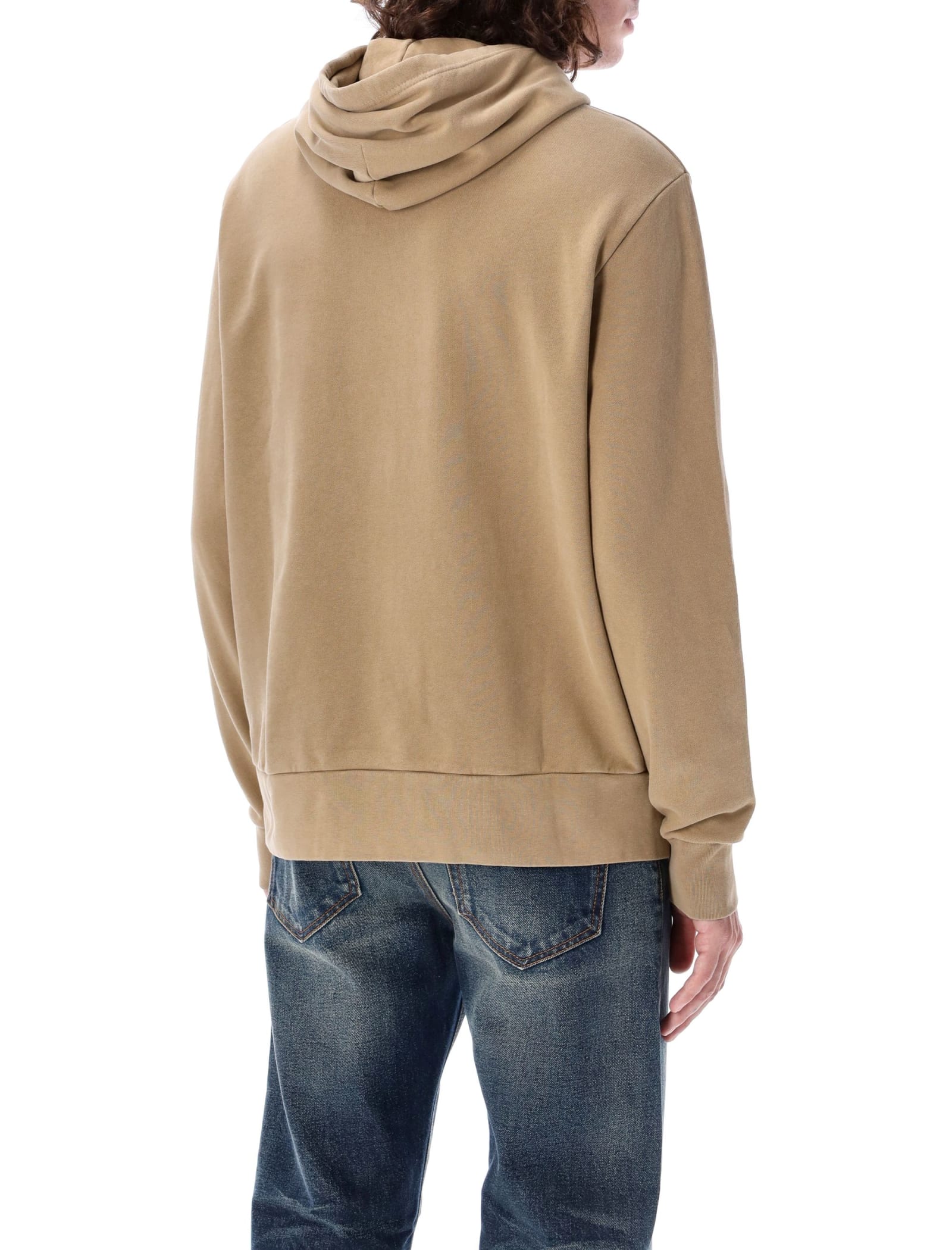 Shop Polo Ralph Lauren Hooded Sweatshirt In Marrone