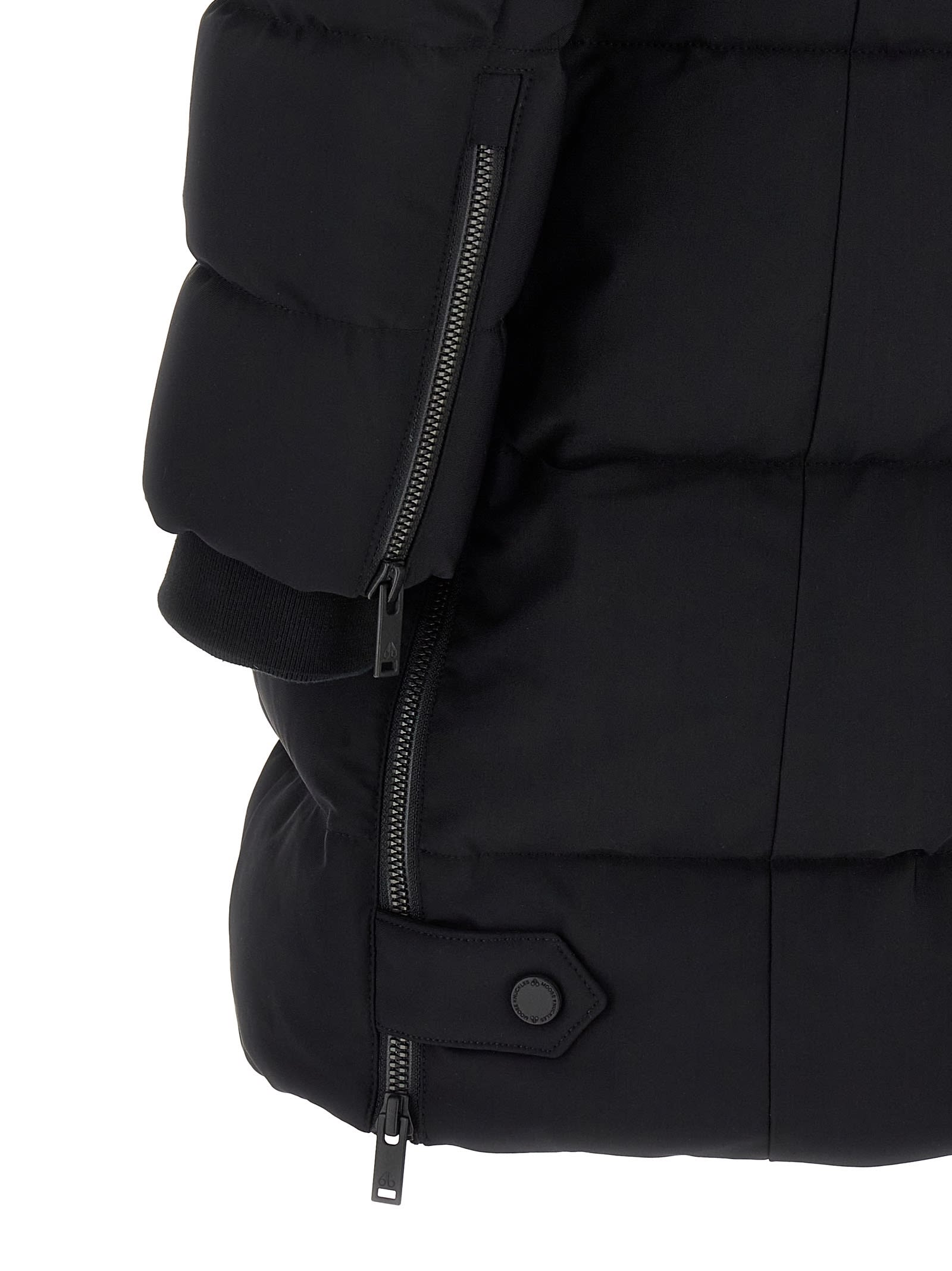 Moose Knuckles Watershed 3 Parka Puffer Jackets Black In Black