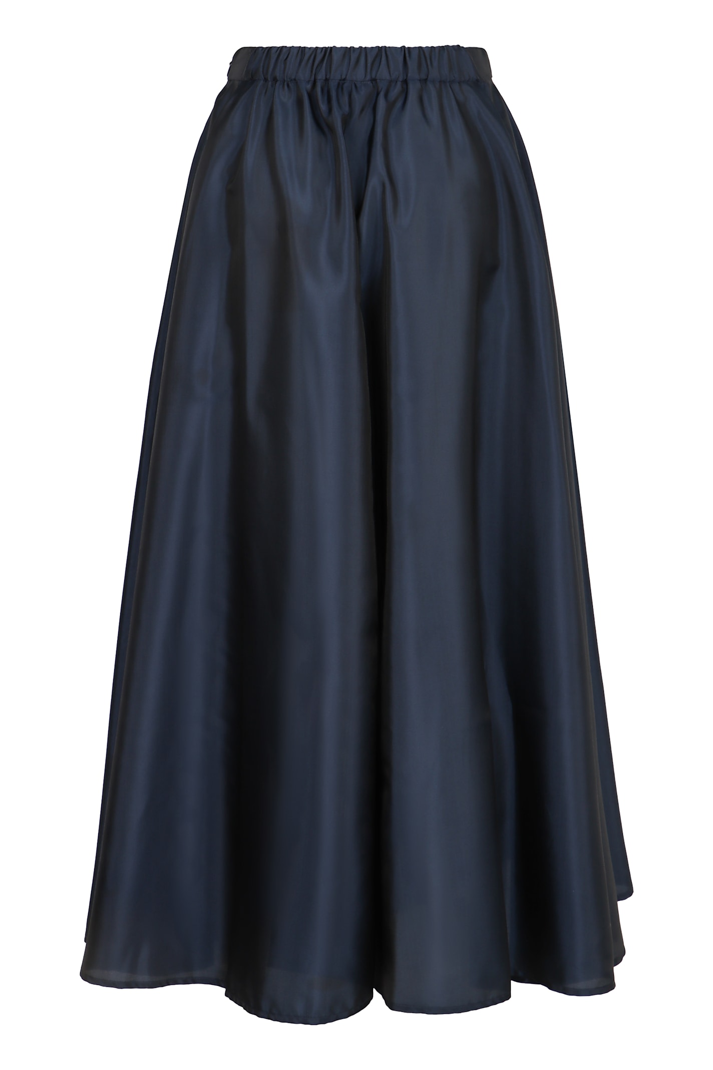 Shop Emporio Armani A-line Midi Skirt In Blue