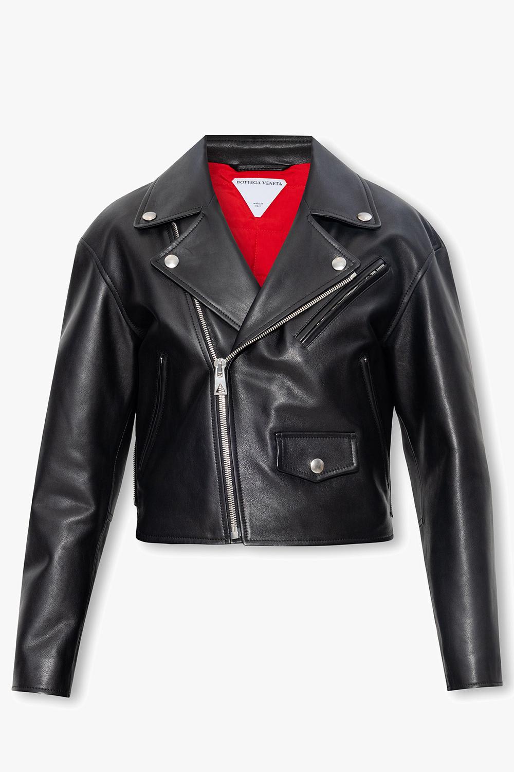 Bottega Veneta Leather Biker Jacket