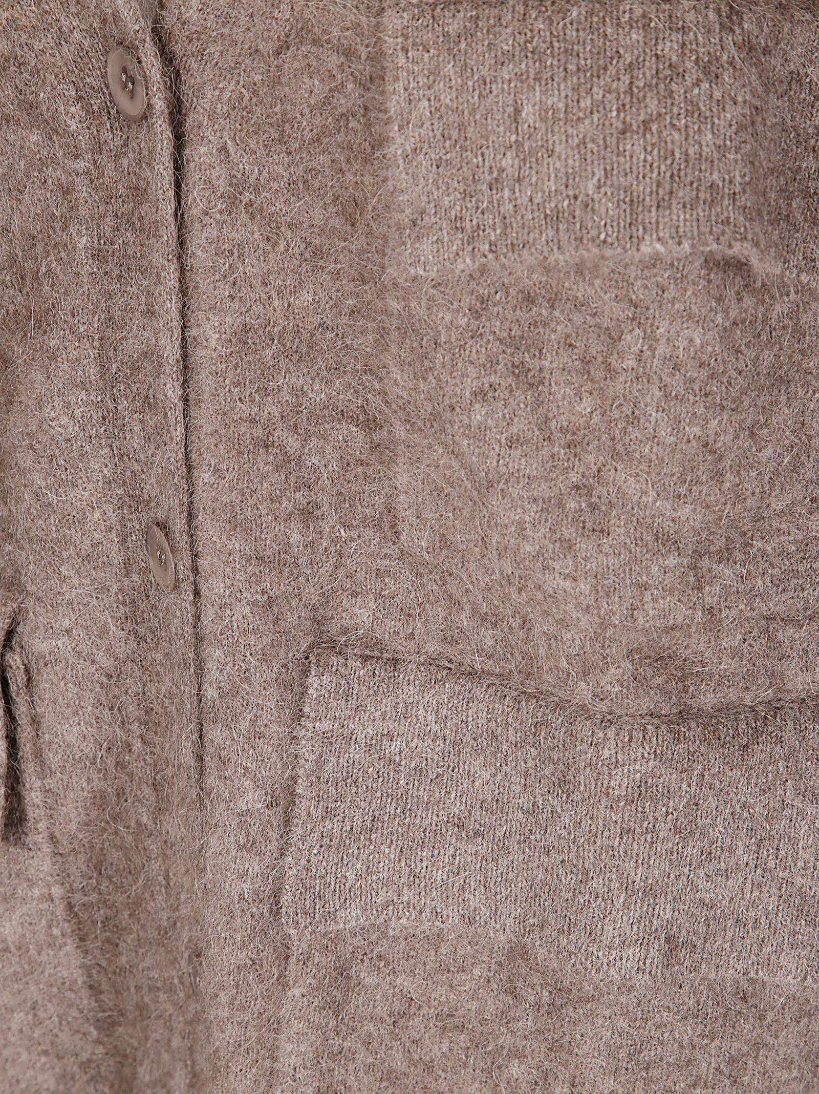 P.a.r.o.s.h Multi-pocket Brown Utility Vest With Oversized Fit In Brown