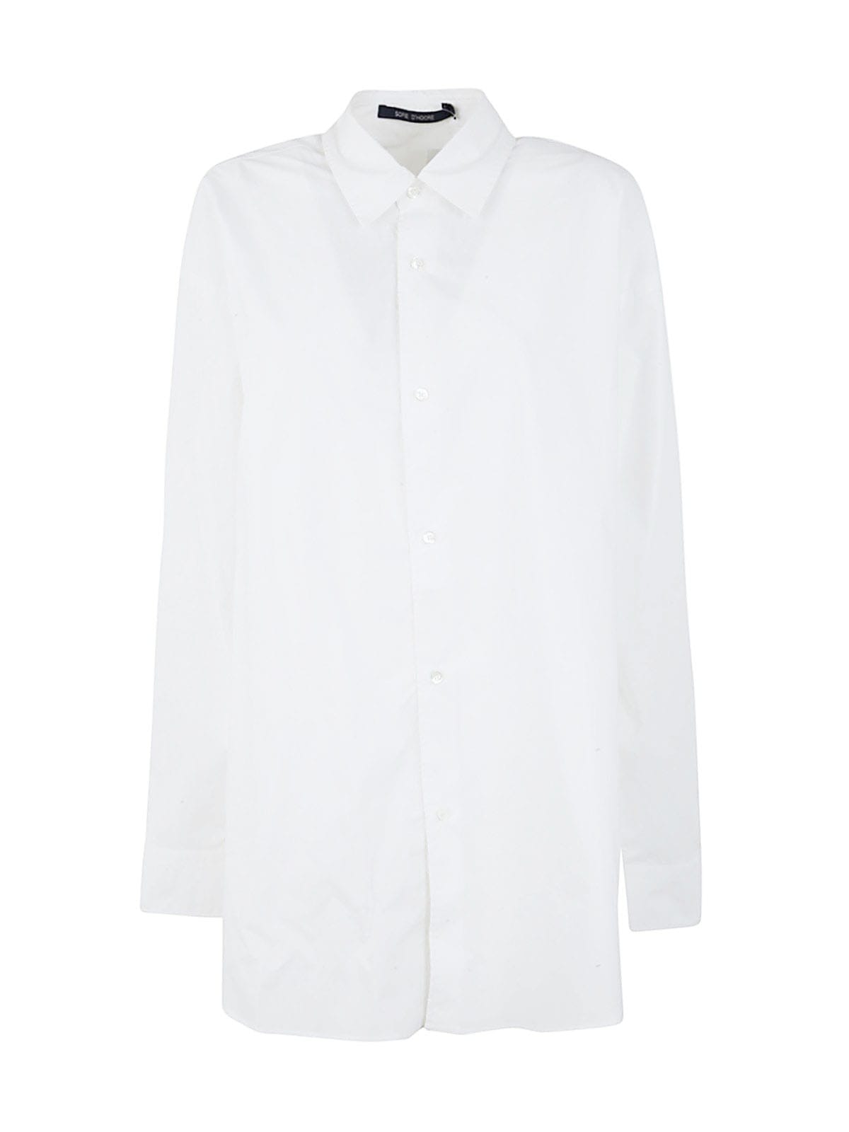 Sofie D'hoore Asymmetric Button-down Shirt In White