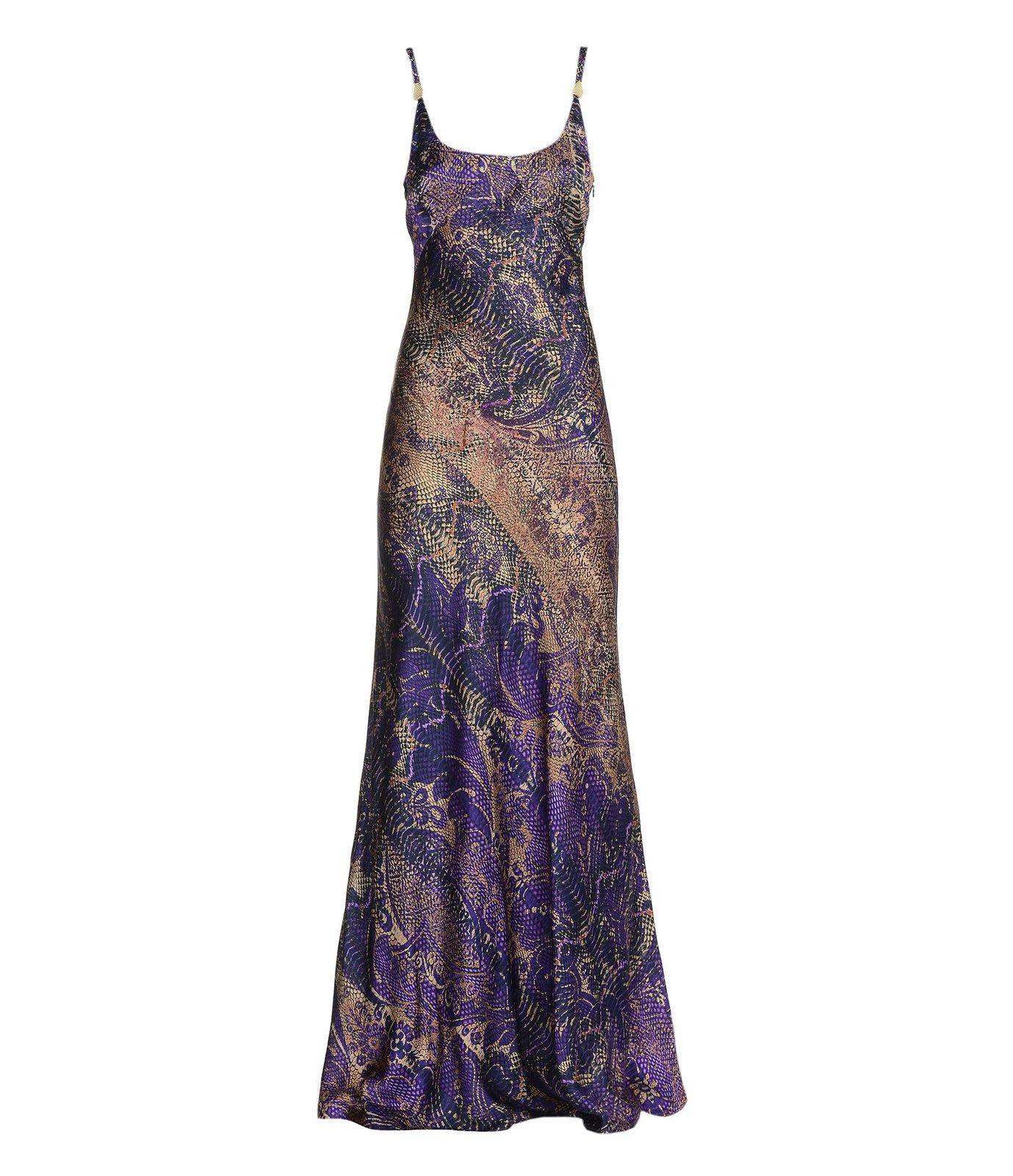 Just Cavalli Paisley Printed Sleeveless Dress