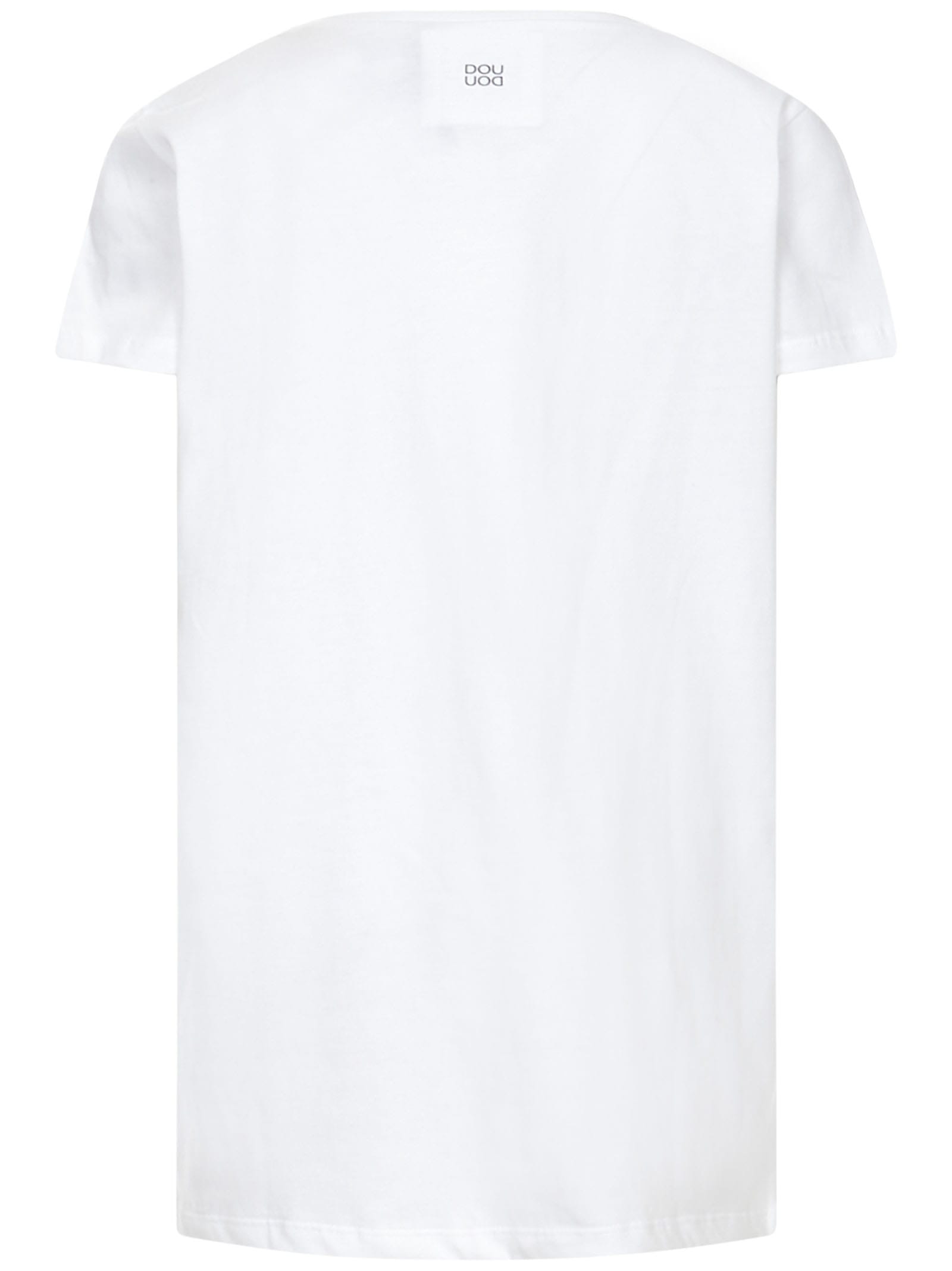 Shop Douuod Cuore T-shirt In White