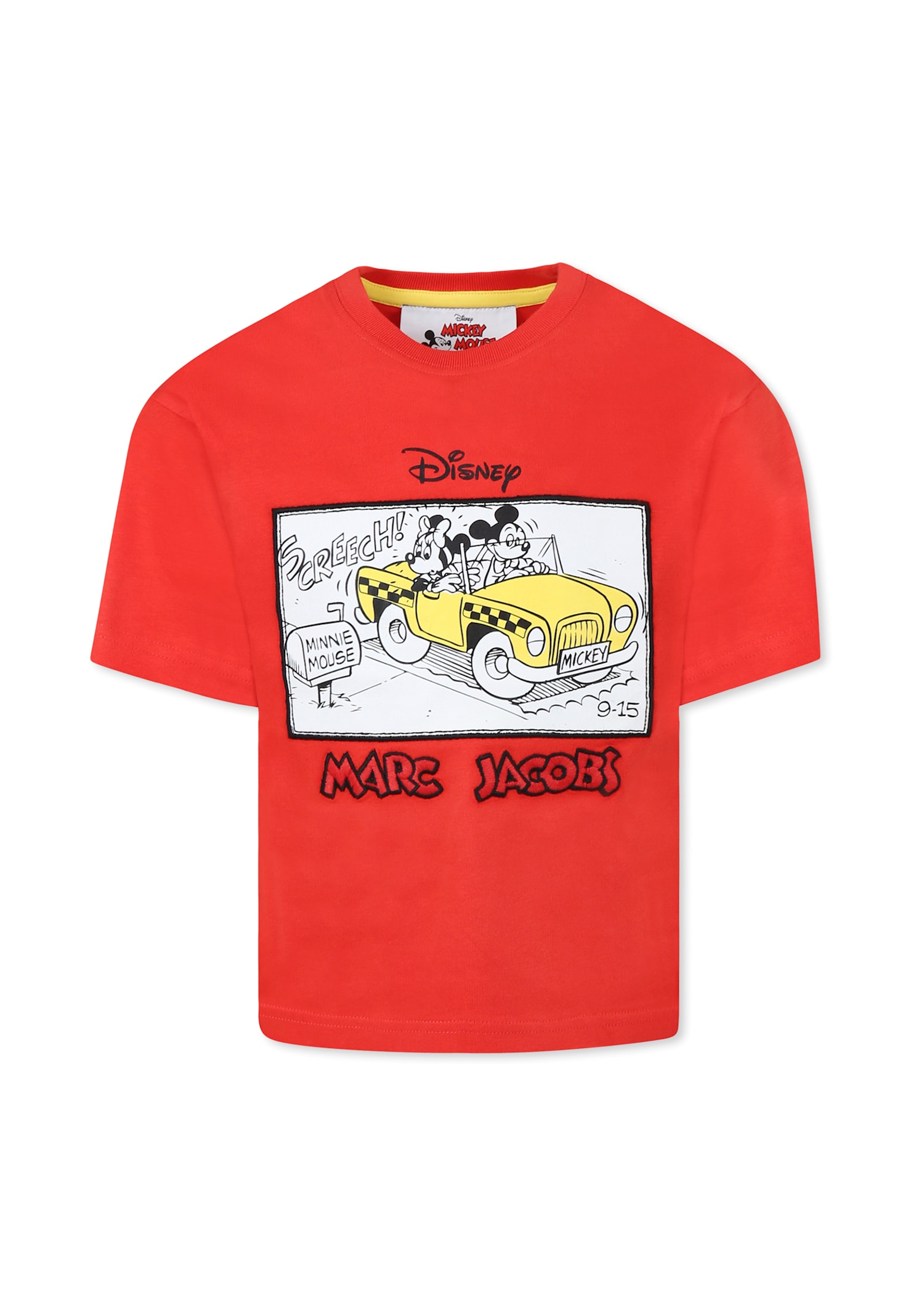 Marc Jacobs Red T-shirt For Boy With Mickey Mouse In Red