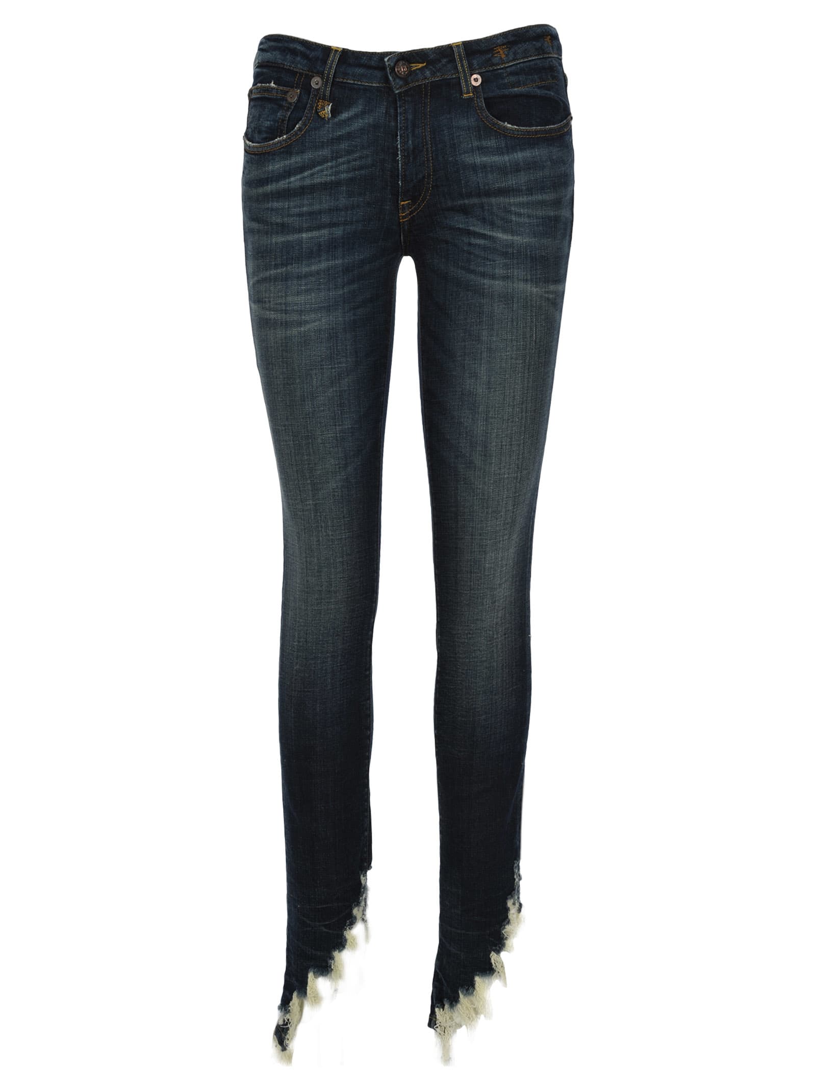R13 R13 R13 Kate Skinny Jeans - BLUE - 10850659 | italist