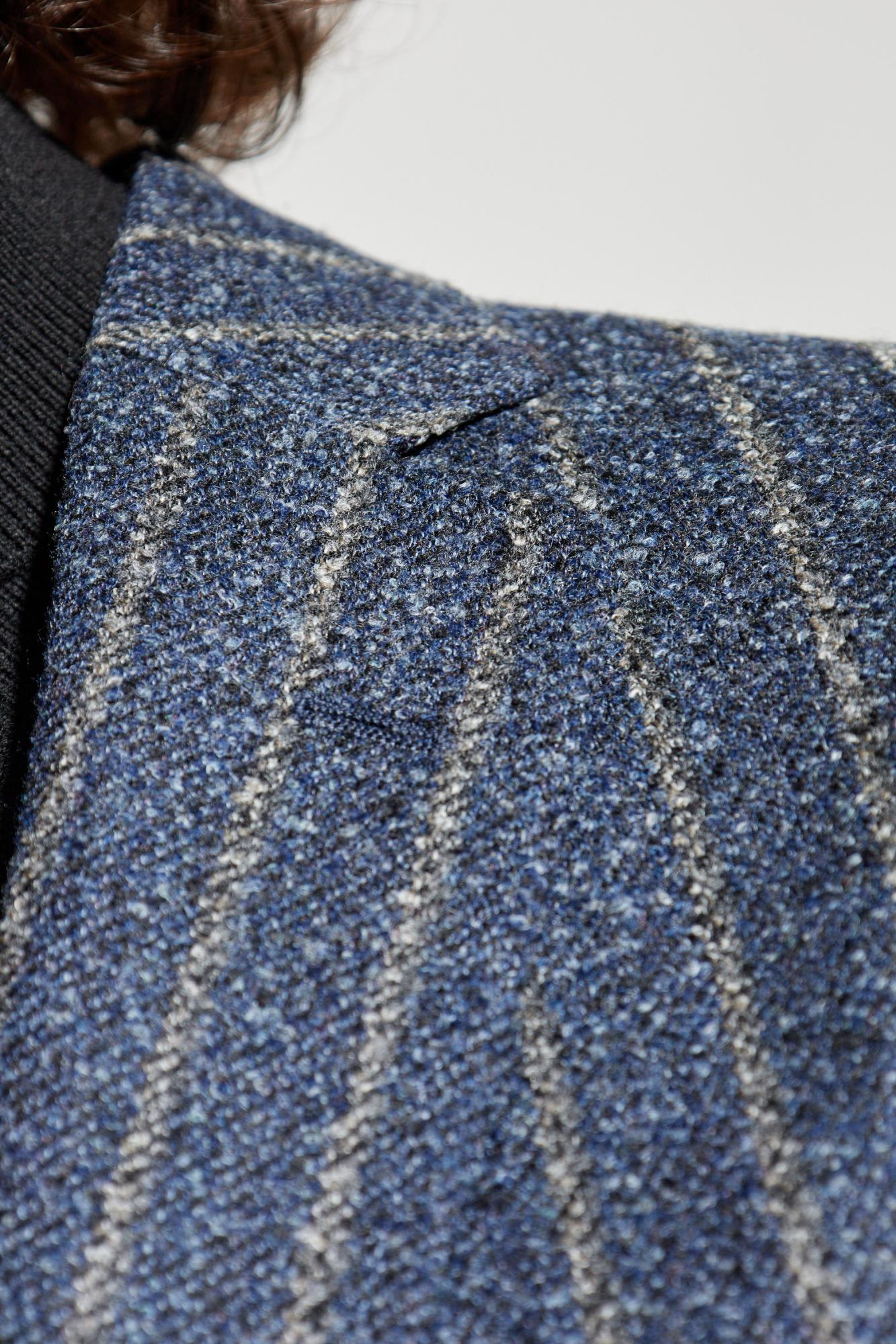 Etro Classic Pinstripe Blazer In Tailored Style In Multi