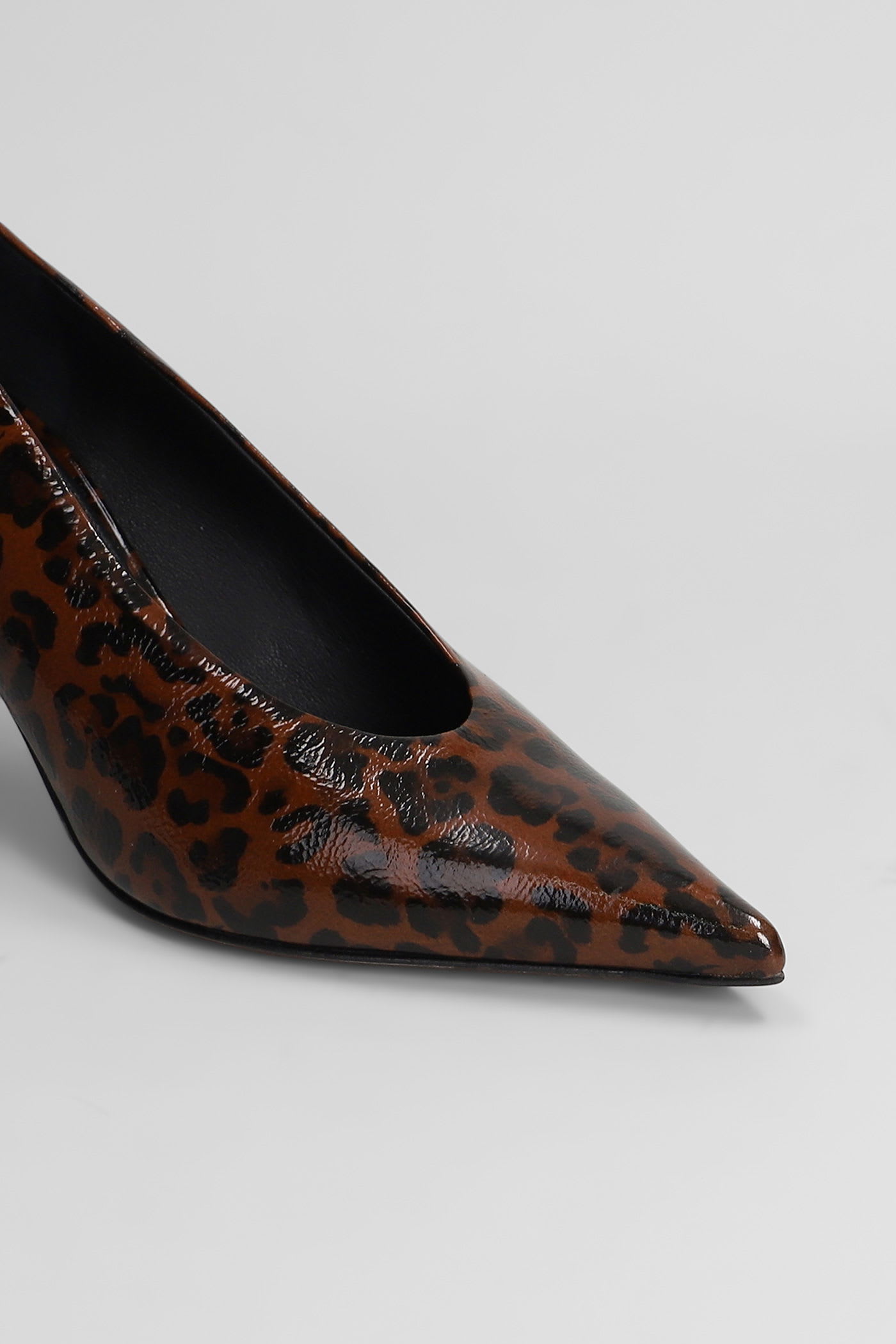 The Seller Pumps In Animalier Leather In Animal Print