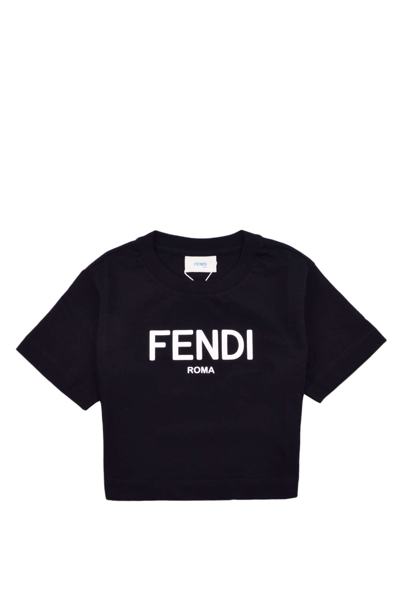 Fendi Cropped T-shirt With Print