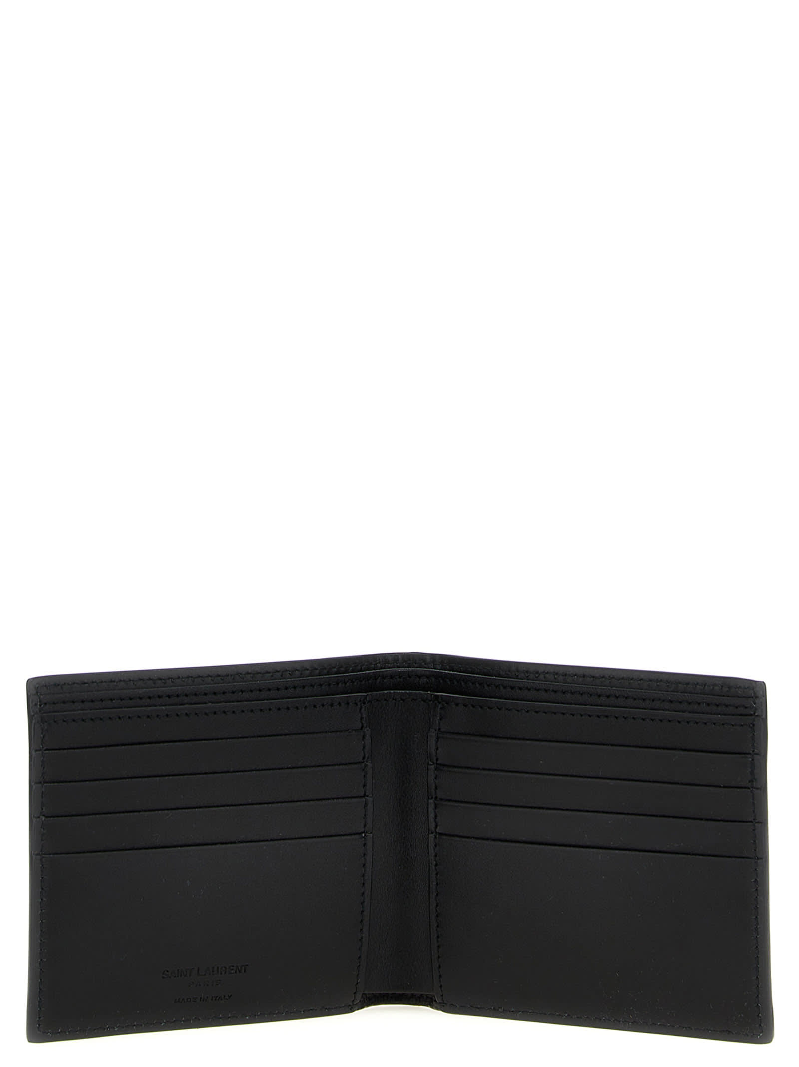 Saint Laurent Soho Leather Wallet In Black