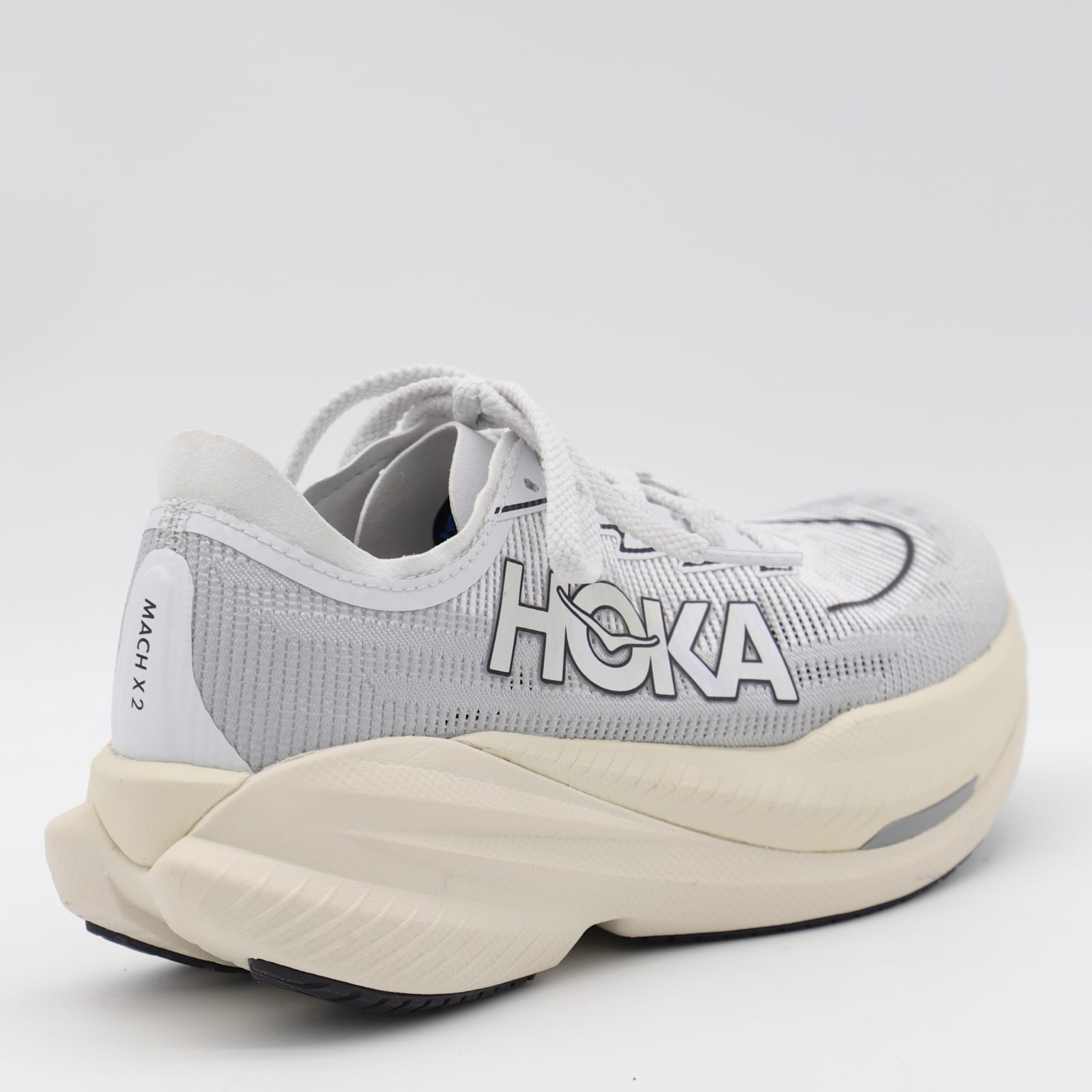 Hoka Grey Mach X2 Sneakers In White