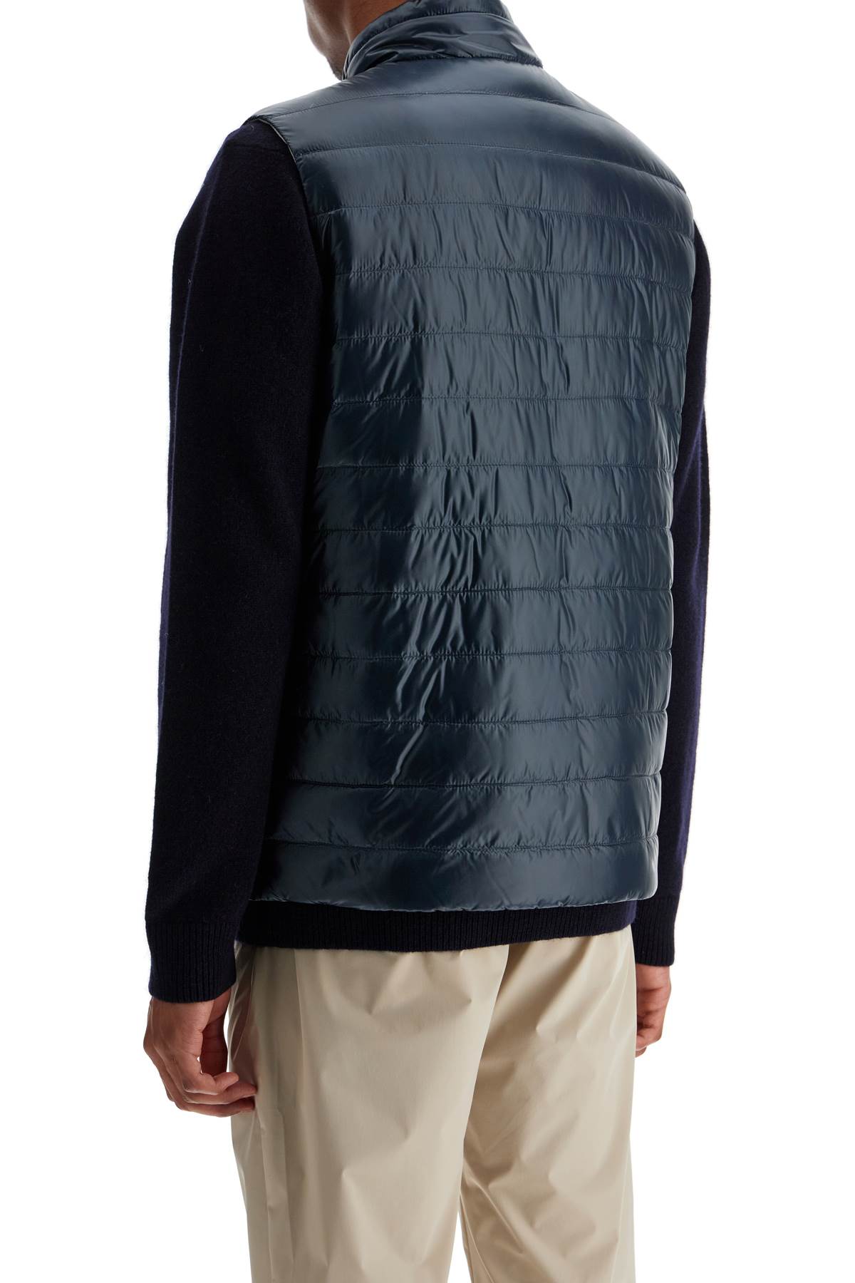 Herno Men's Reversible Polyamide Gilet In 9296 (black)