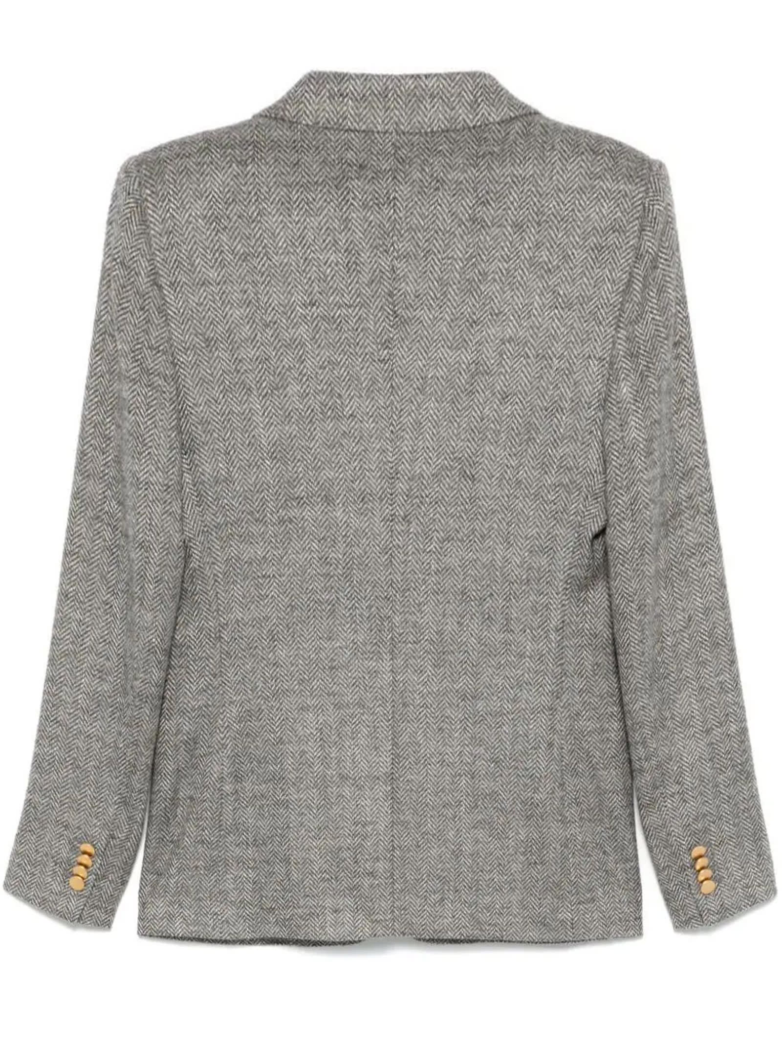 Shop Tagliatore Grey Parigi Blazer