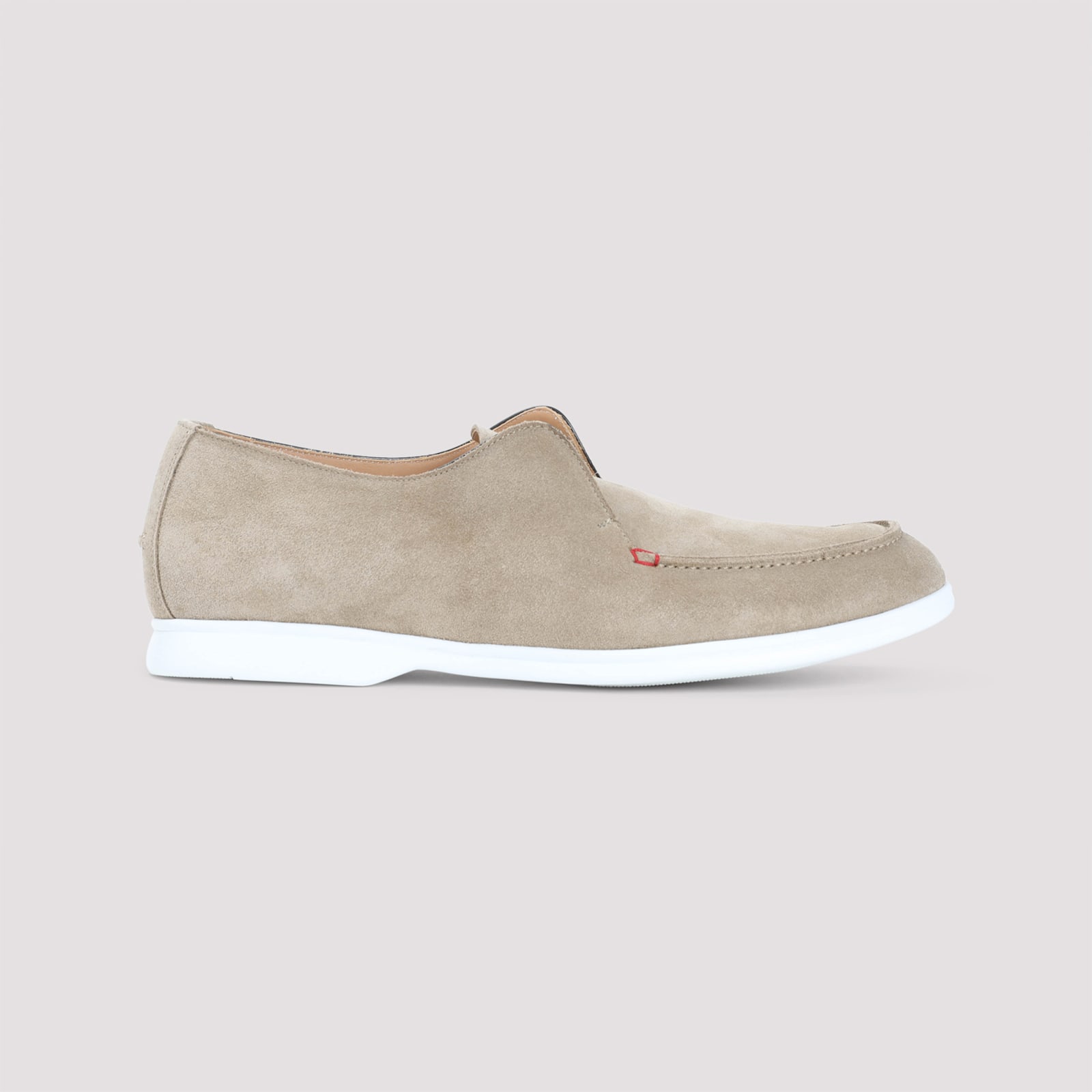 Kiton Lace-up In Beige