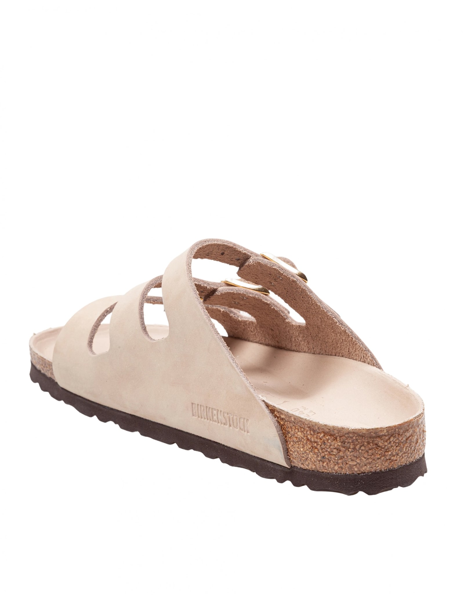 Birkenstock Florida Sandal In Sand Leather In Neutral