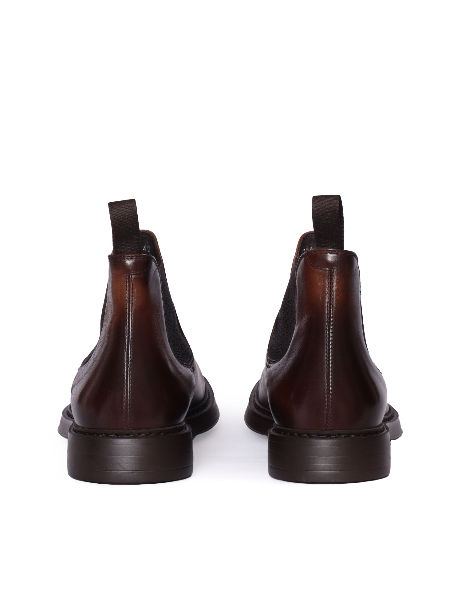 Doucal's Elasticated-panel Chelsea Boots In Brown