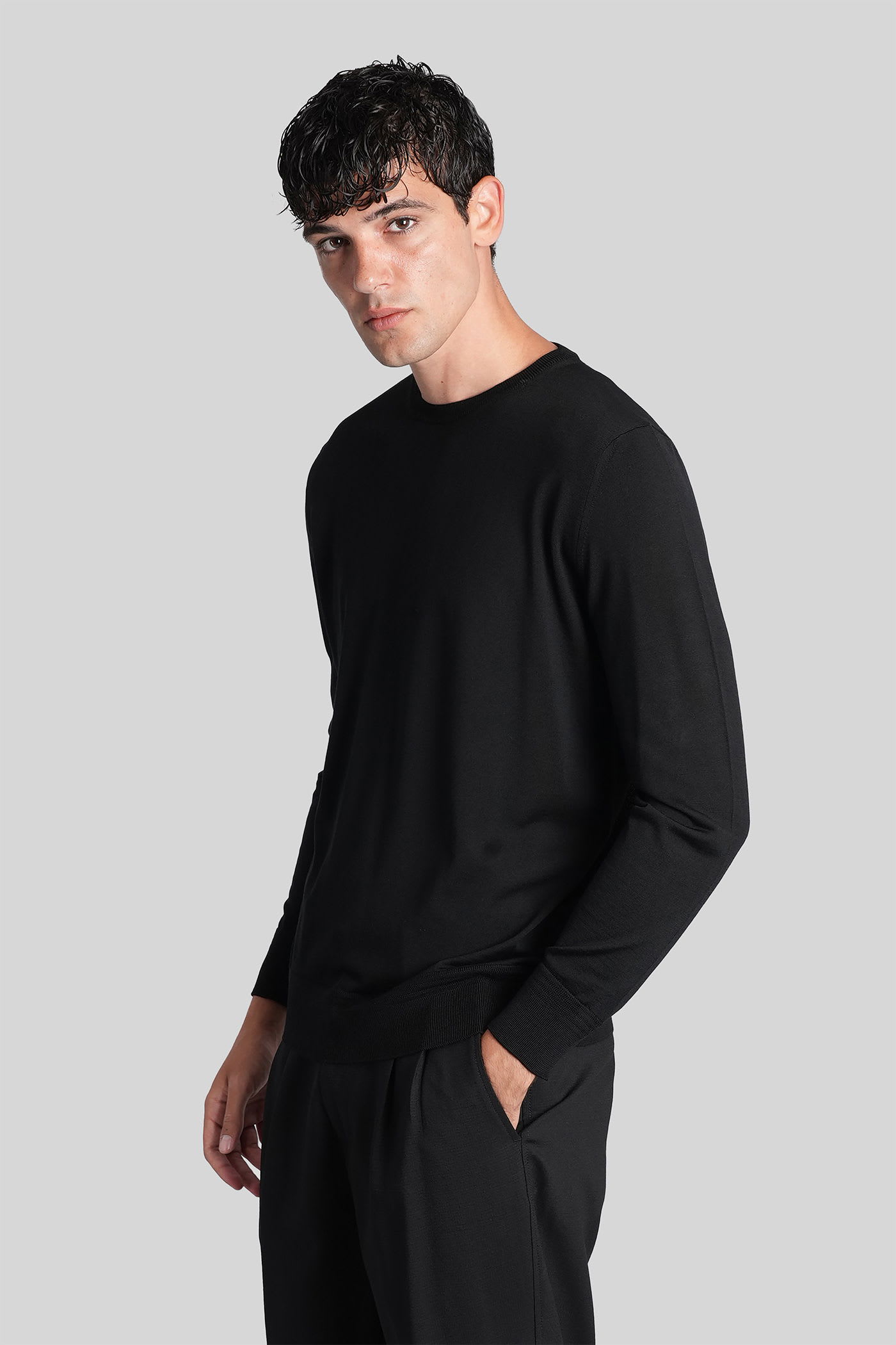 Barena Venezia Griego Knitwear In Blue Wool In Black