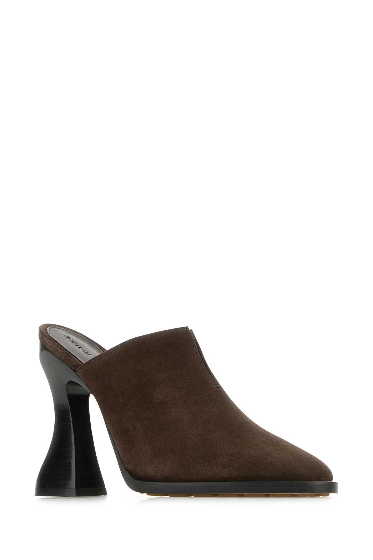 BOTTEGA VENETA BROWN SUEDE CHA-CHA MULES