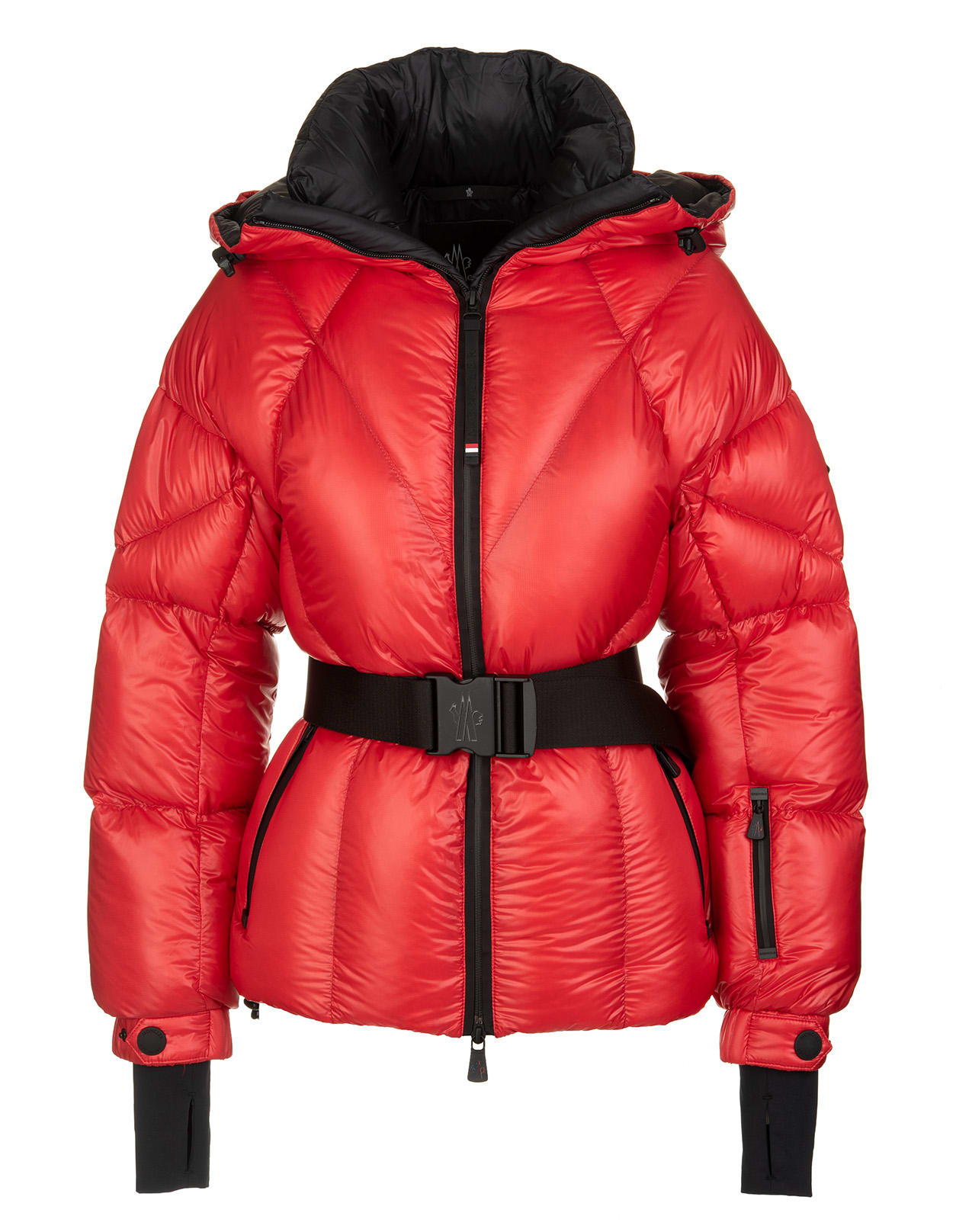 Moncler Grenoble Woman Red Montjoux Down Jacket