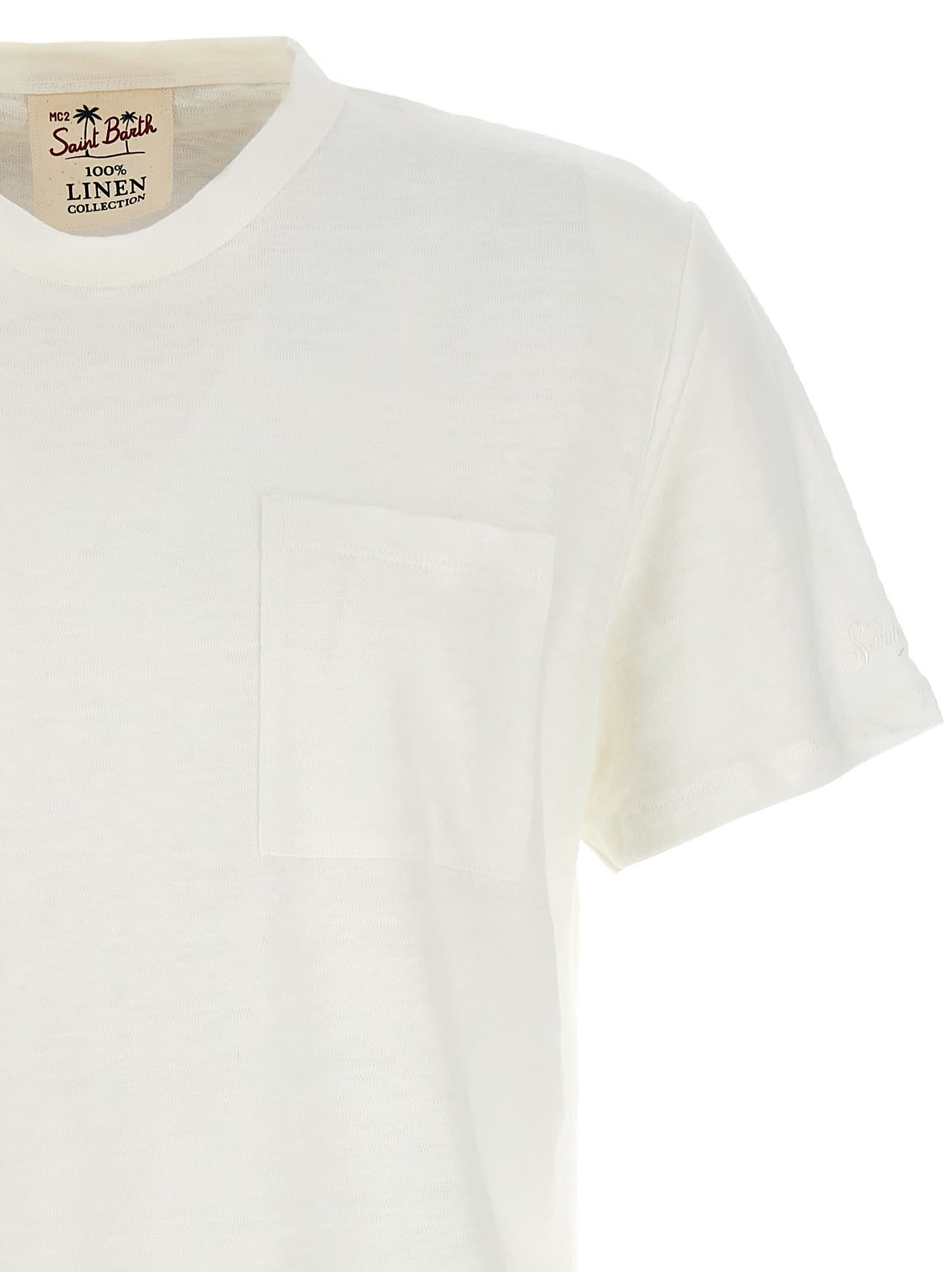 Shop Mc2 Saint Barth Ecstasea T-shirt In White