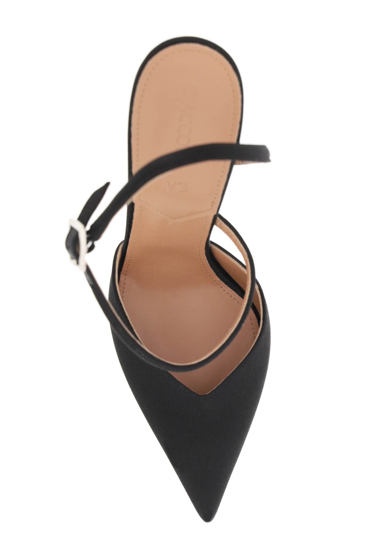 Shop D’accori Arya Slingback Pumps In Noir (black)