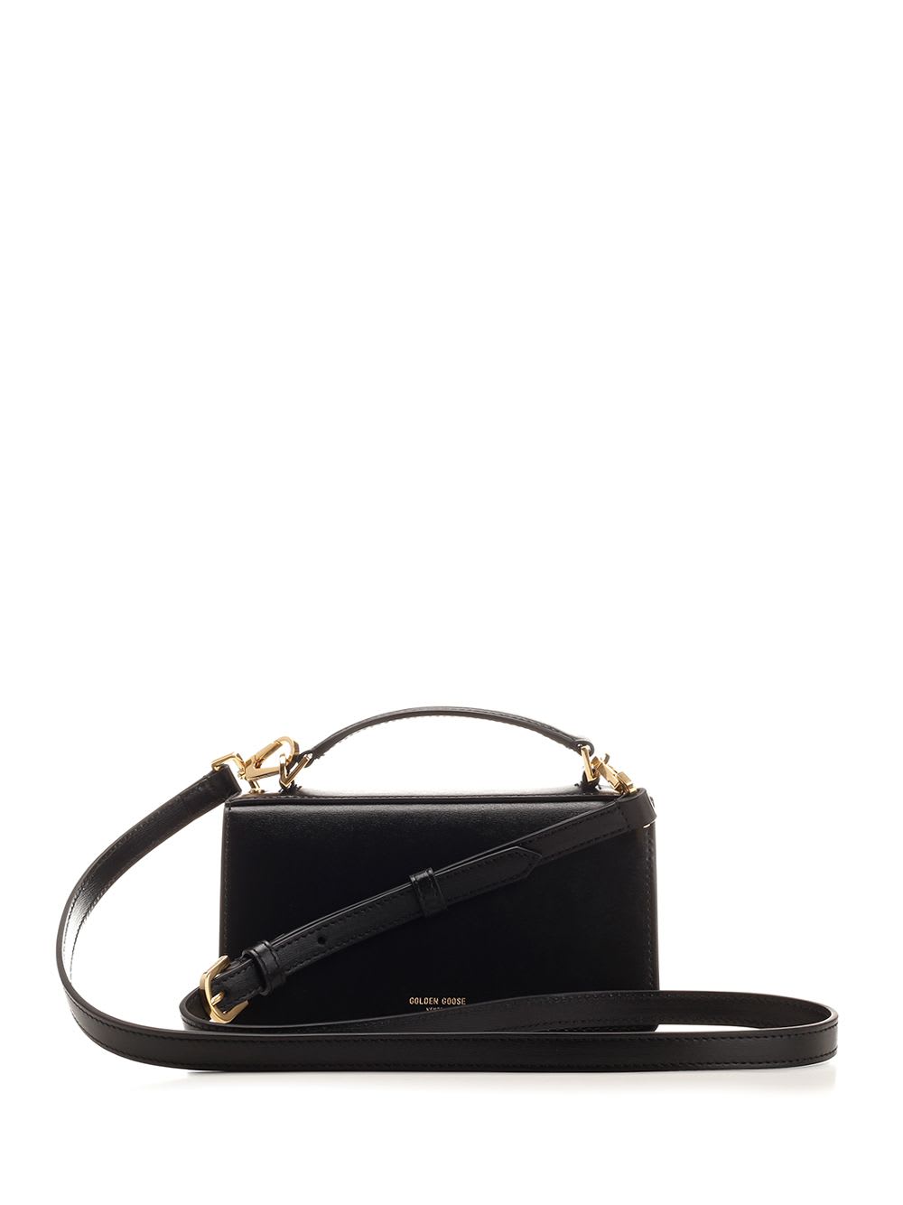 Shop Golden Goose Venezia Small Handbag In Black