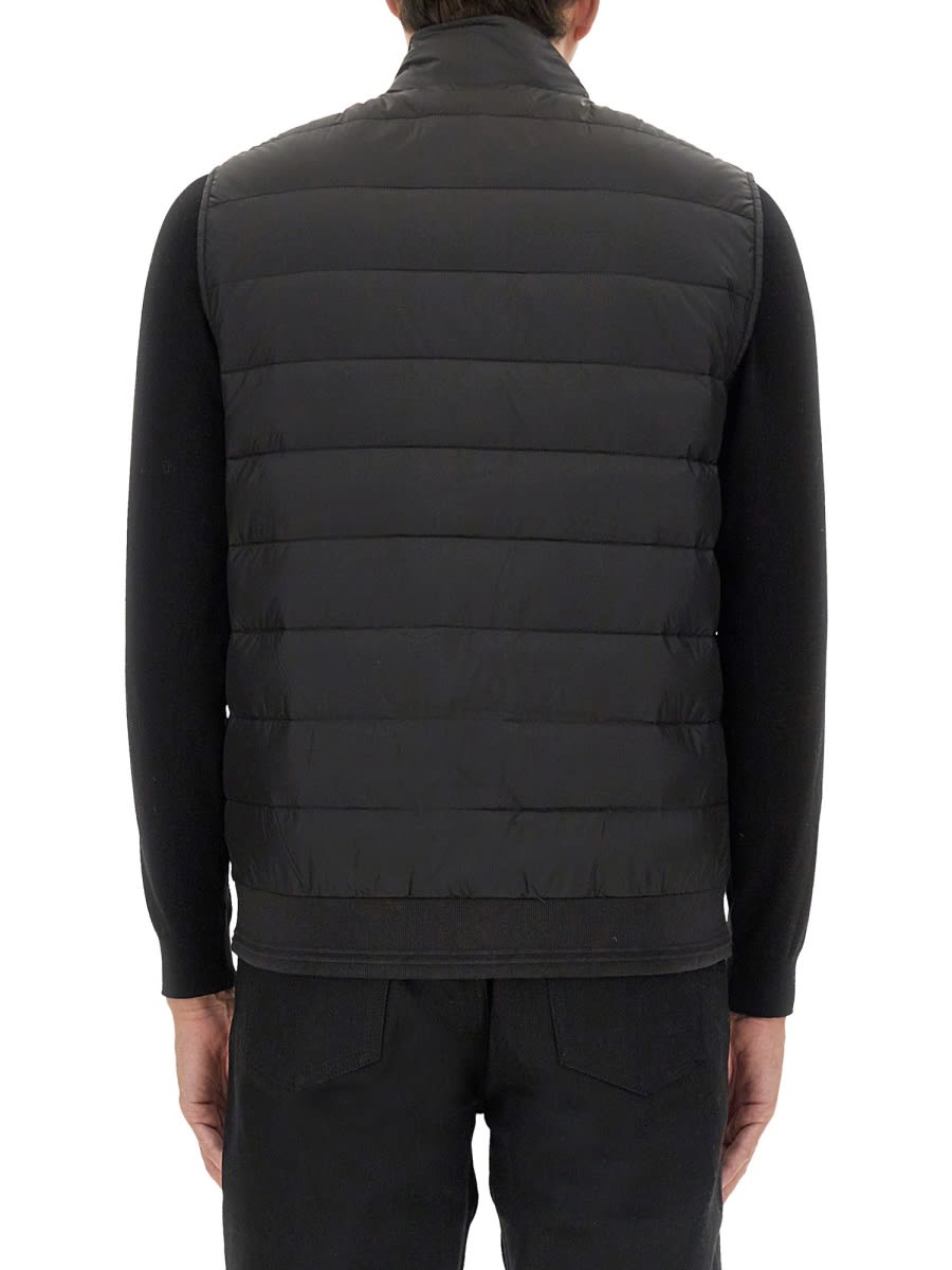 Shop Belstaff Down Vest In Black